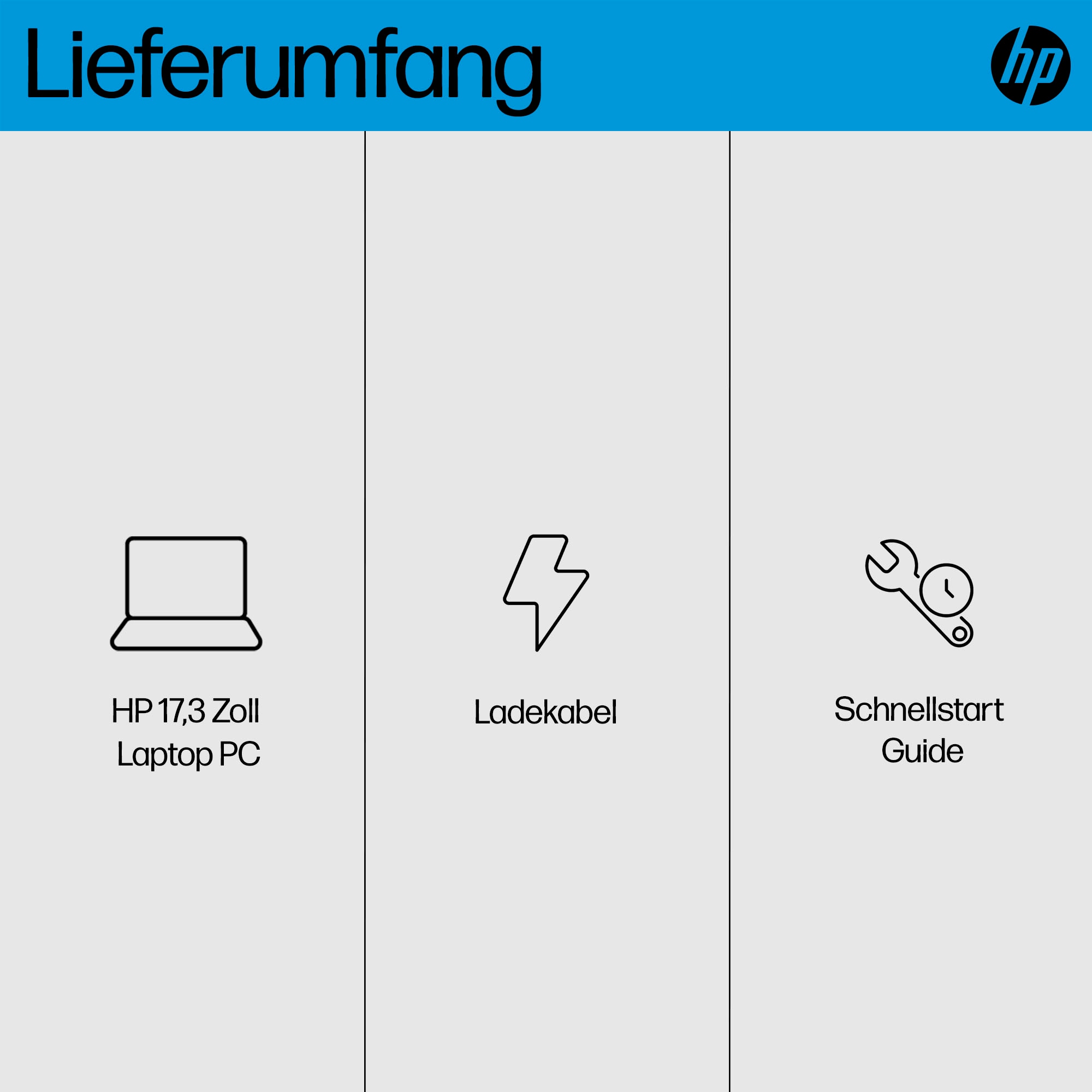 HP Notebook »17-cn3215ng« 43,94 cm / 17,3 ″ Intel N-Reihe UHD Graphics 512 GB SSD