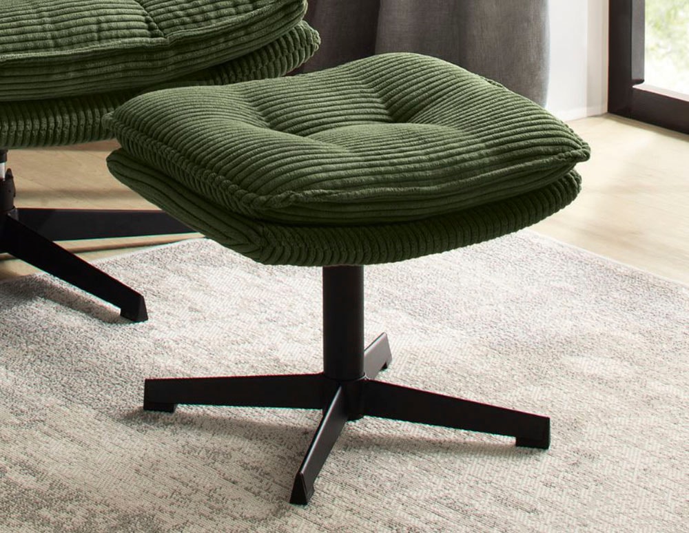Jockenhöfer Gruppe Relaxsessel »Kasper«, Inklusive Hocker, 360° Drehfunktion