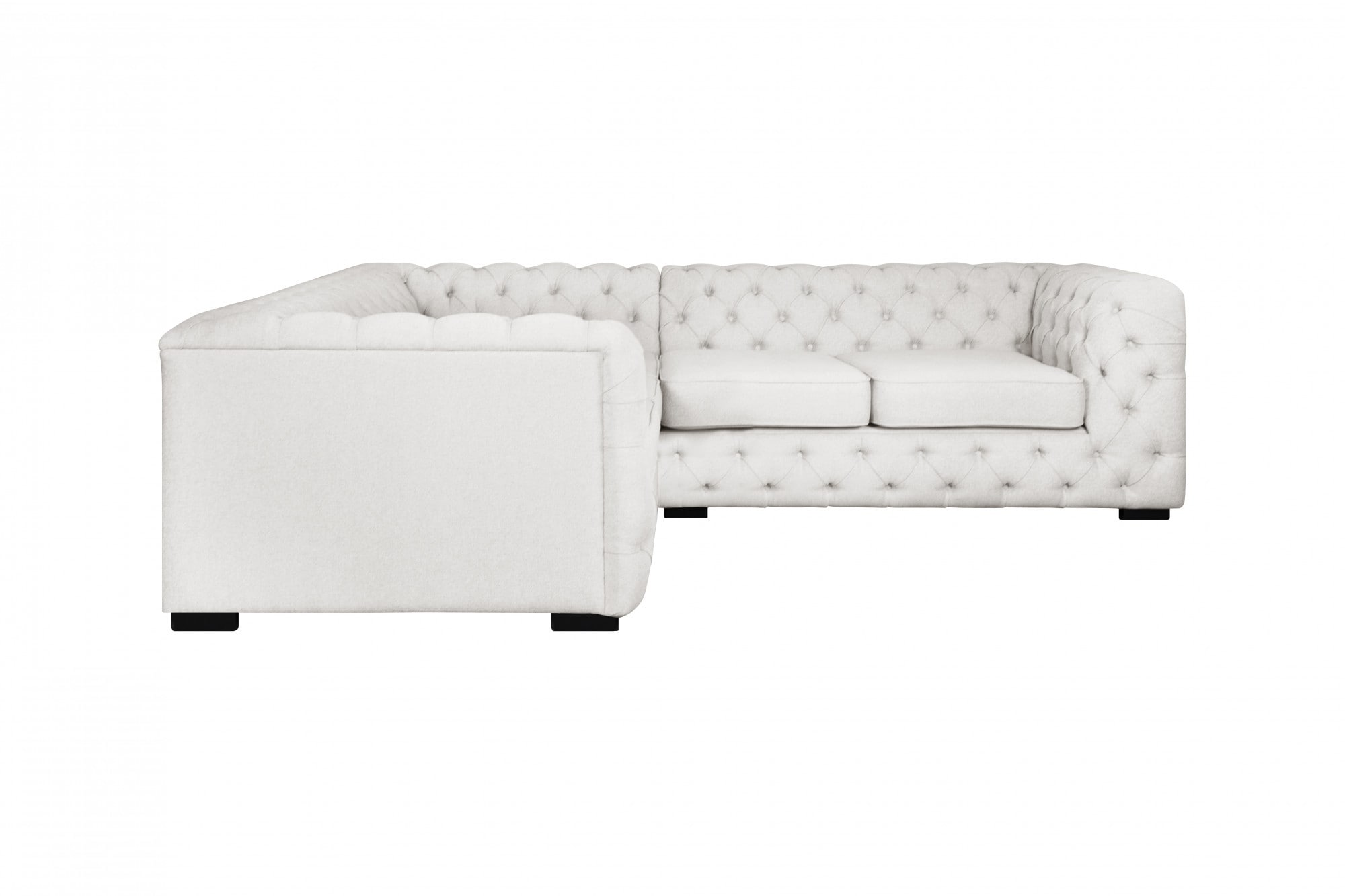 Guido Maria Kretschmer Home&Living Chesterfield-Sofa »KALINA L-Form«, hochwertige Chesterfield-Ausführung, sehr hochwertige Verarbeitung