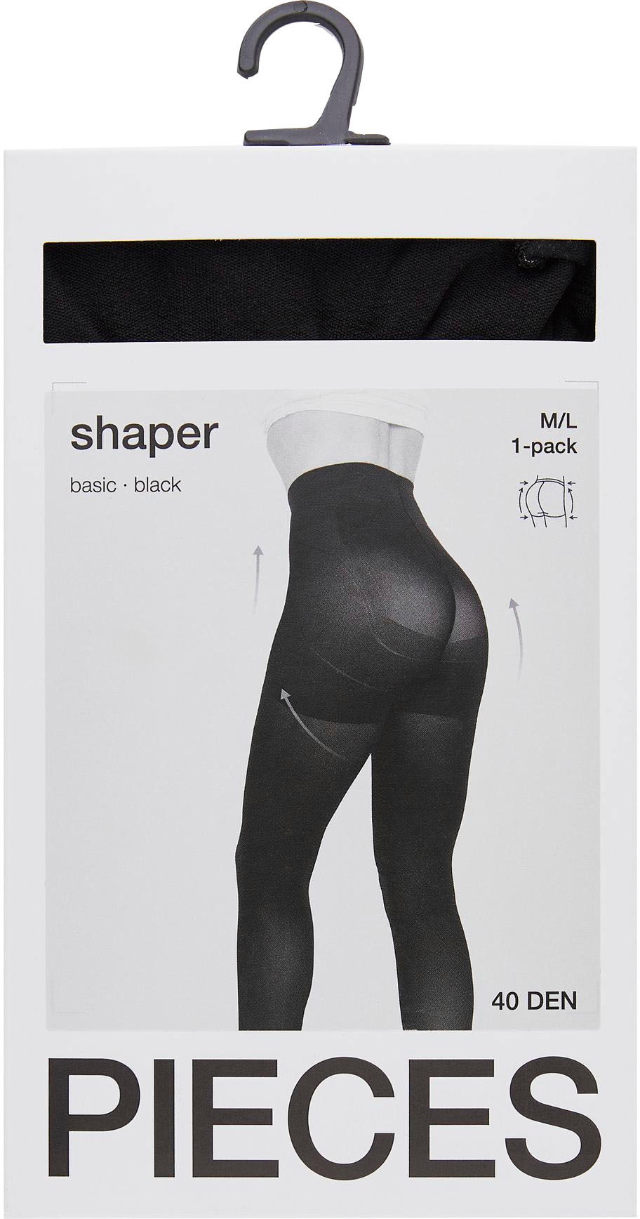 pieces Feinstrumpfhose »PCSHAPER 40 DEN TIGHTS NOOS«, mit Shaping-Effekt