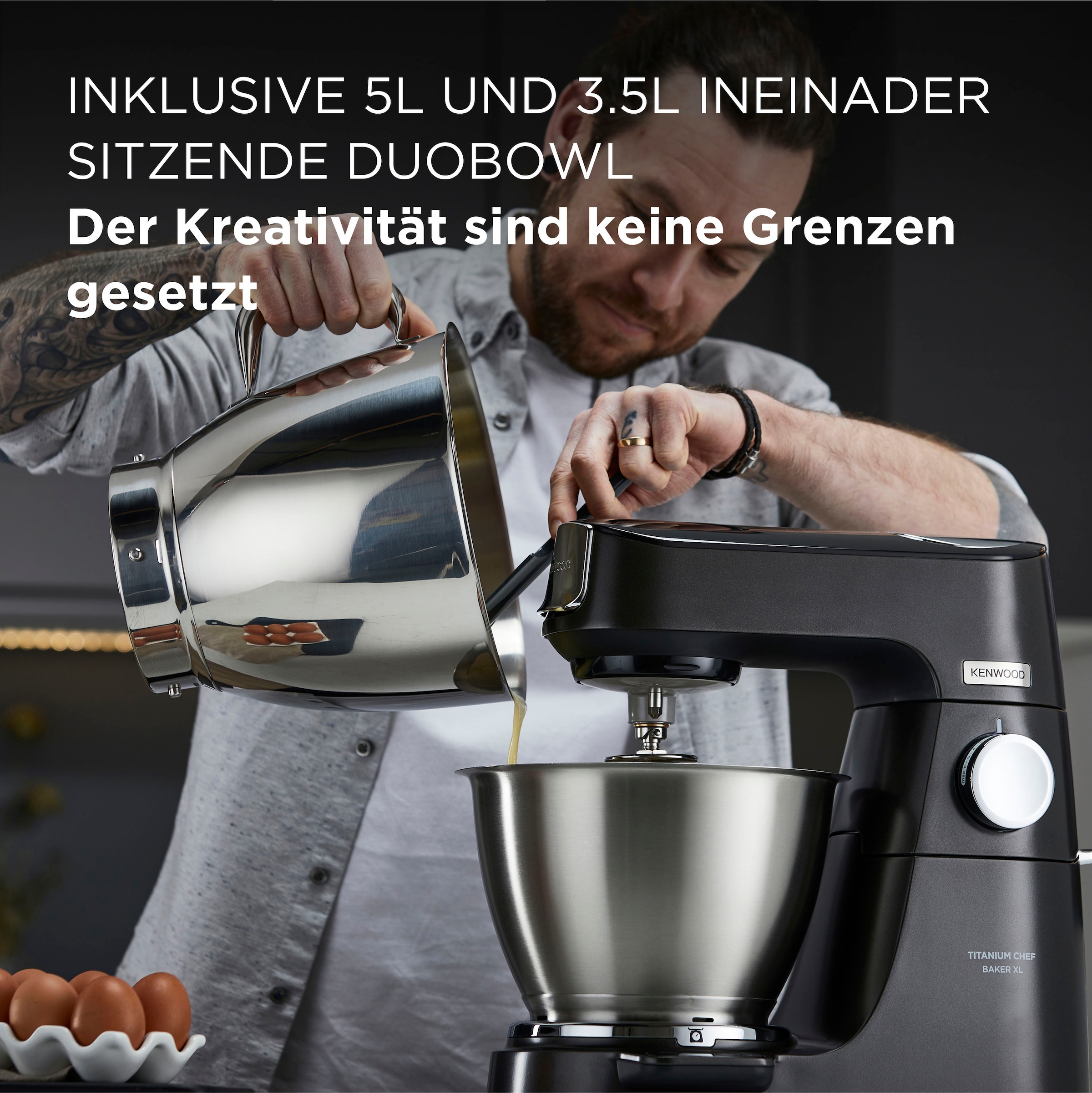 Garantie KAH359GL+Schnitzelwerk Jahren »Titanium Küchenmaschine 319,-\