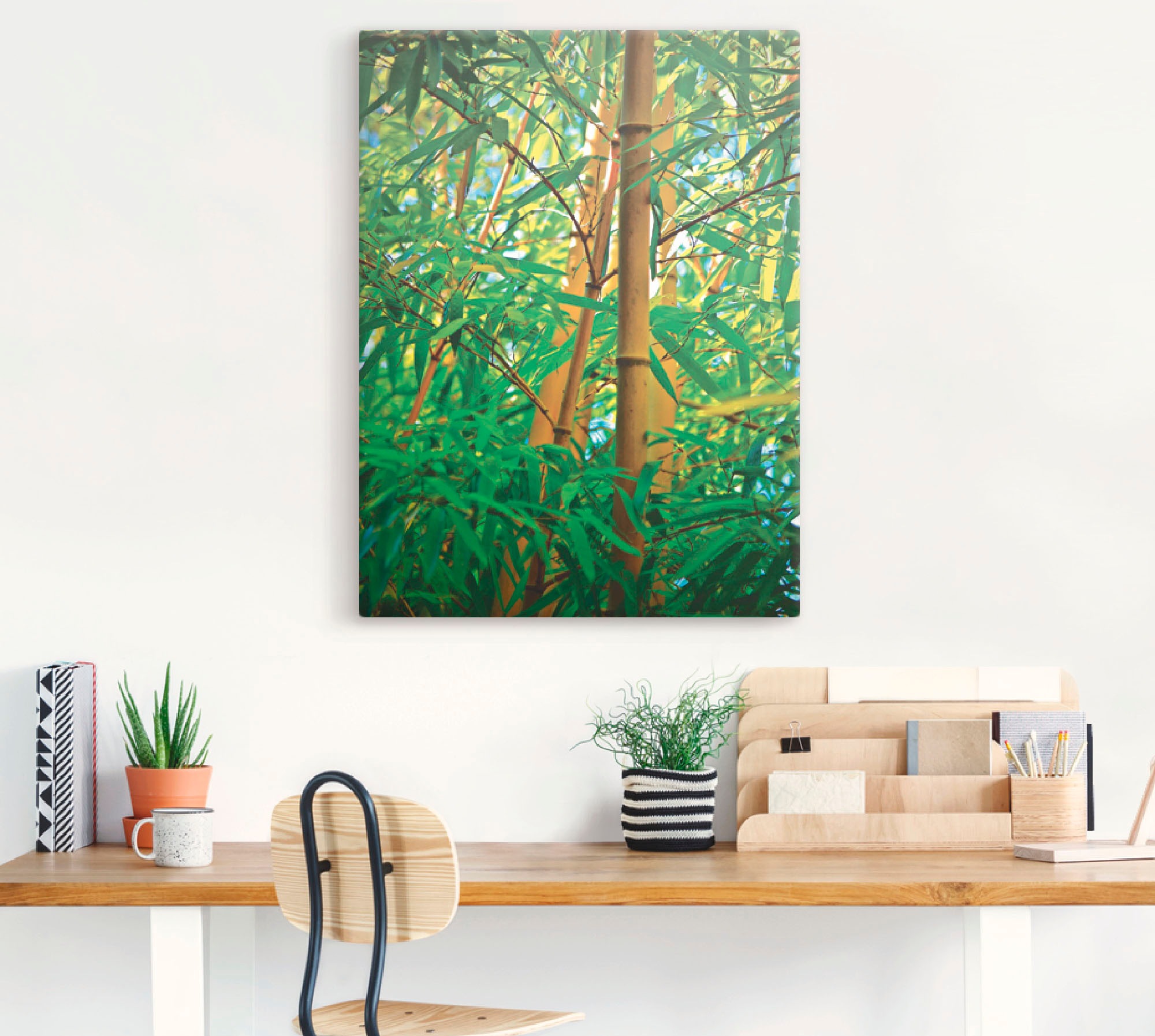 Artland Wandbild »Bambus IV«, Gräser, (1 St.), als Leinwandbild, Wandaufkleber oder Poster in versch. Größen
