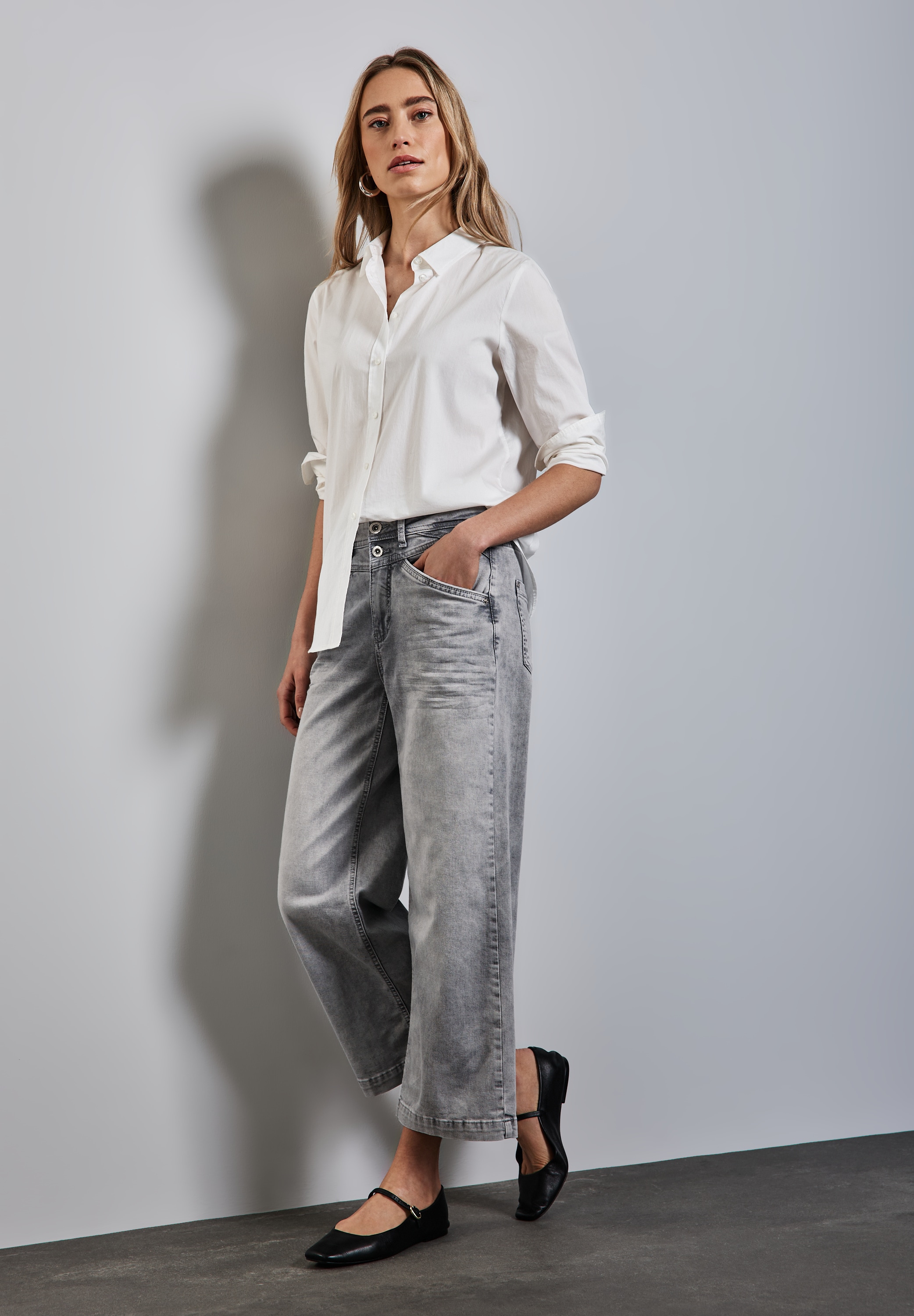 STREET ONE Weite Jeans, im Four-Pocket Style