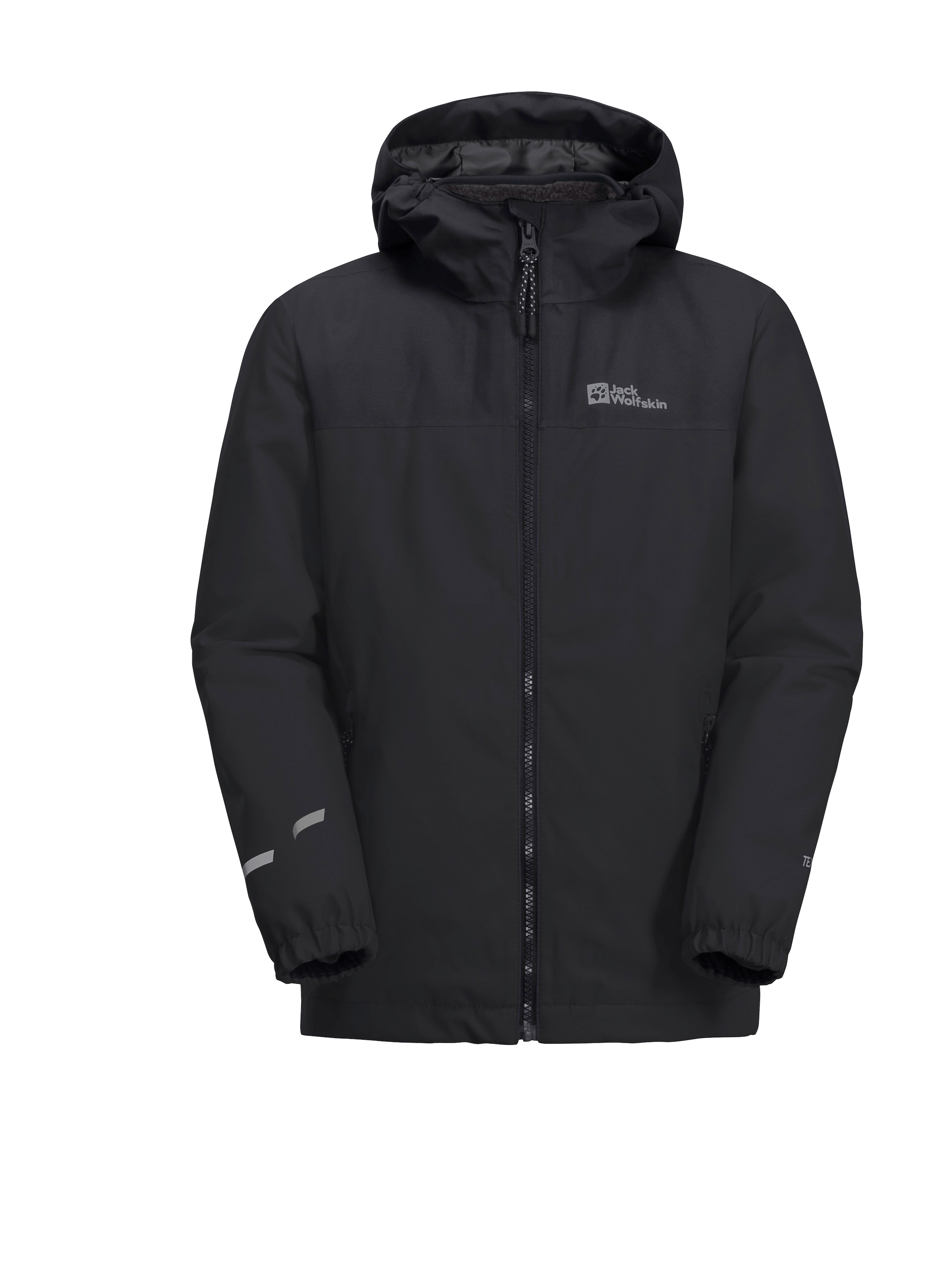 Jack Wolfskin 3-in-1-Funktionsjacke »3in1 Jacke SNOWCURL« mit Kapuze wasserdichtes Obermaterial, hochschließender Kragen