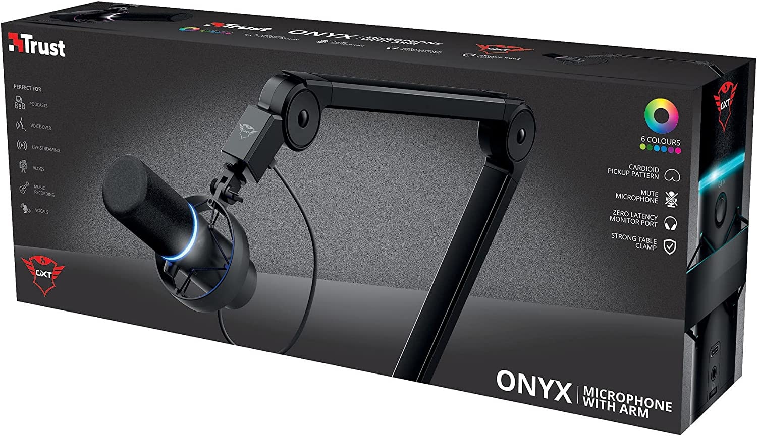 Trust Mikrofon »GXT 255+ ONYX MICROPHONE & ARM«