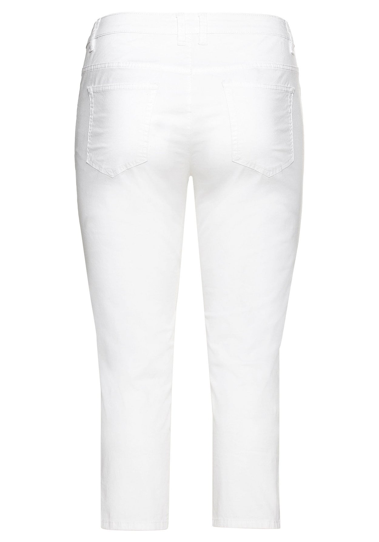 Sheego 7/8-Hose »7/8-Hose aus elastischem Baumwoll-Twill«