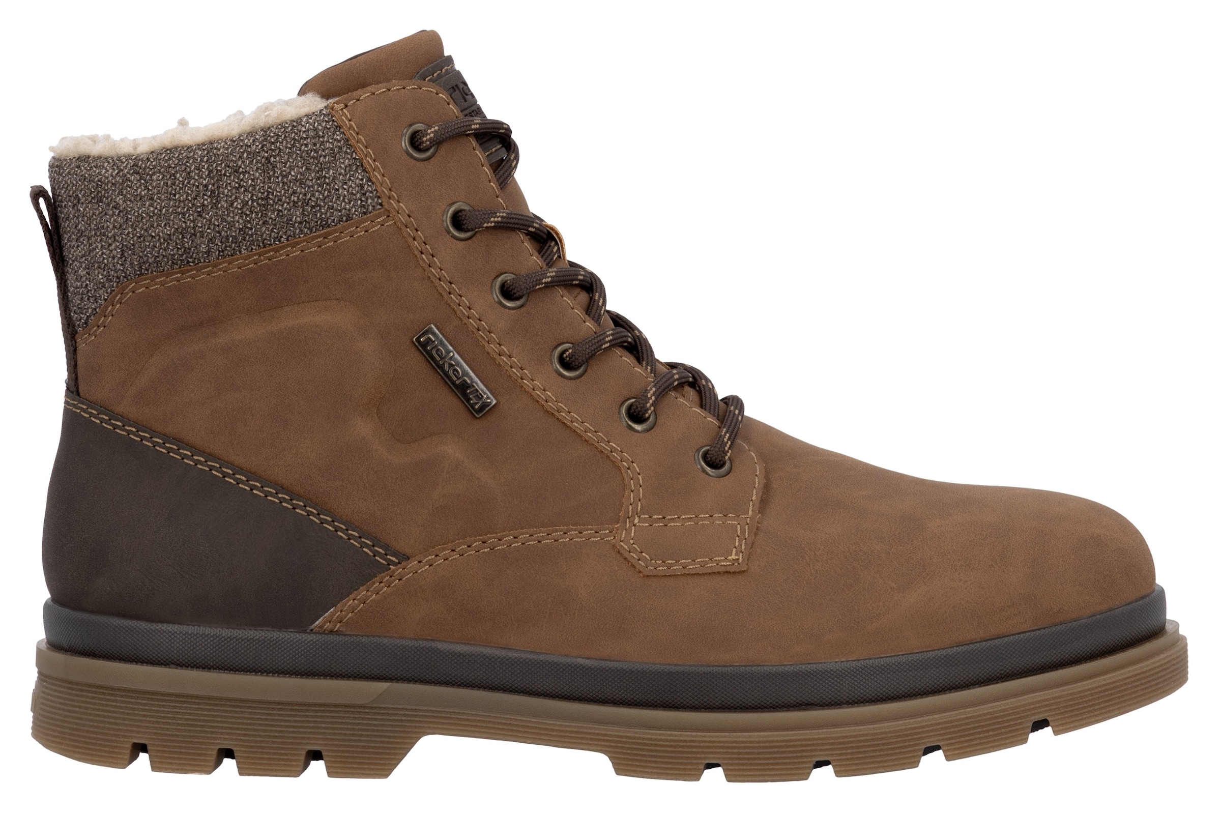 Rieker Winterstiefelette  Winterboots, Schnürboots mit Innenreißverschluss und RiekerTex