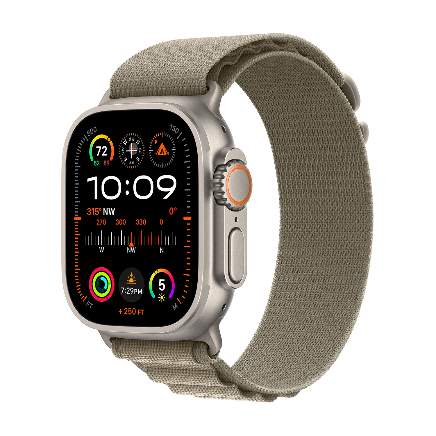 Smartwatch »Ultra 2 GPS + Cellular, Titan, 49mm Alpinarmband«, (jetzt vorbestellen!)