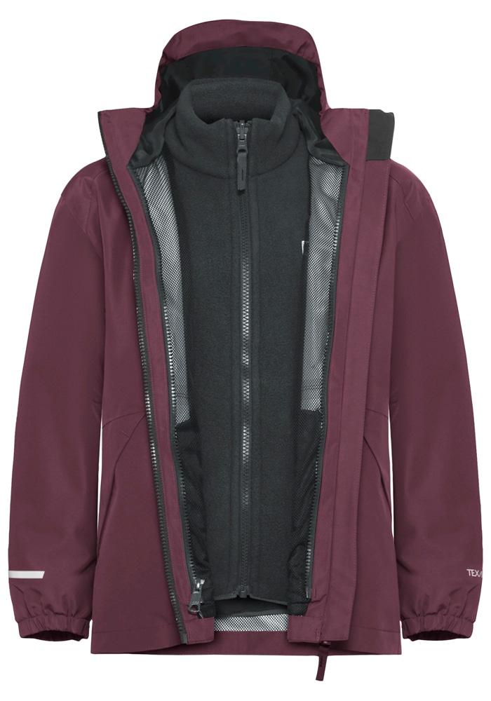 Jack Wolfskin 3-in-1-Funktionsjacke »ICELAND 3IN1 JACKET K«, mit Kapuze