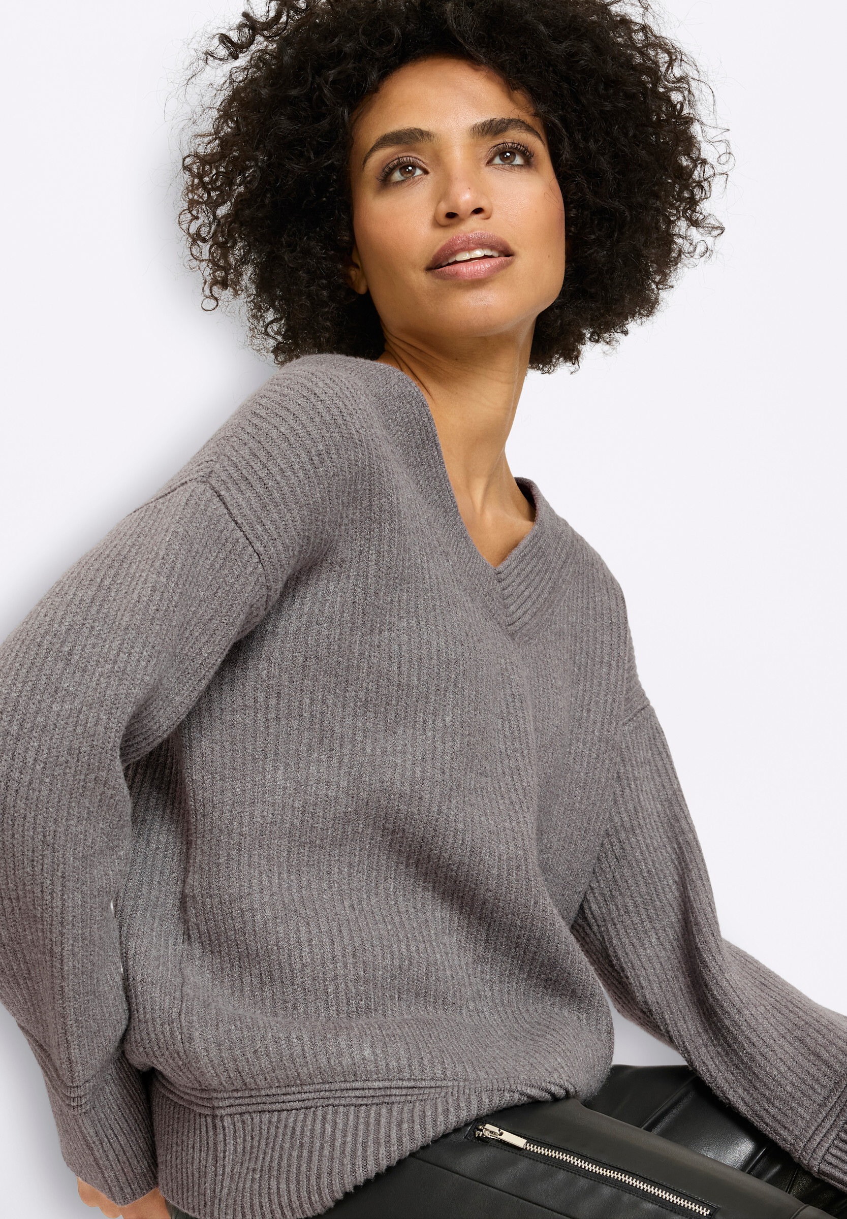 heine Strickpullover »Pullover Pullover mit Strickmuster«
