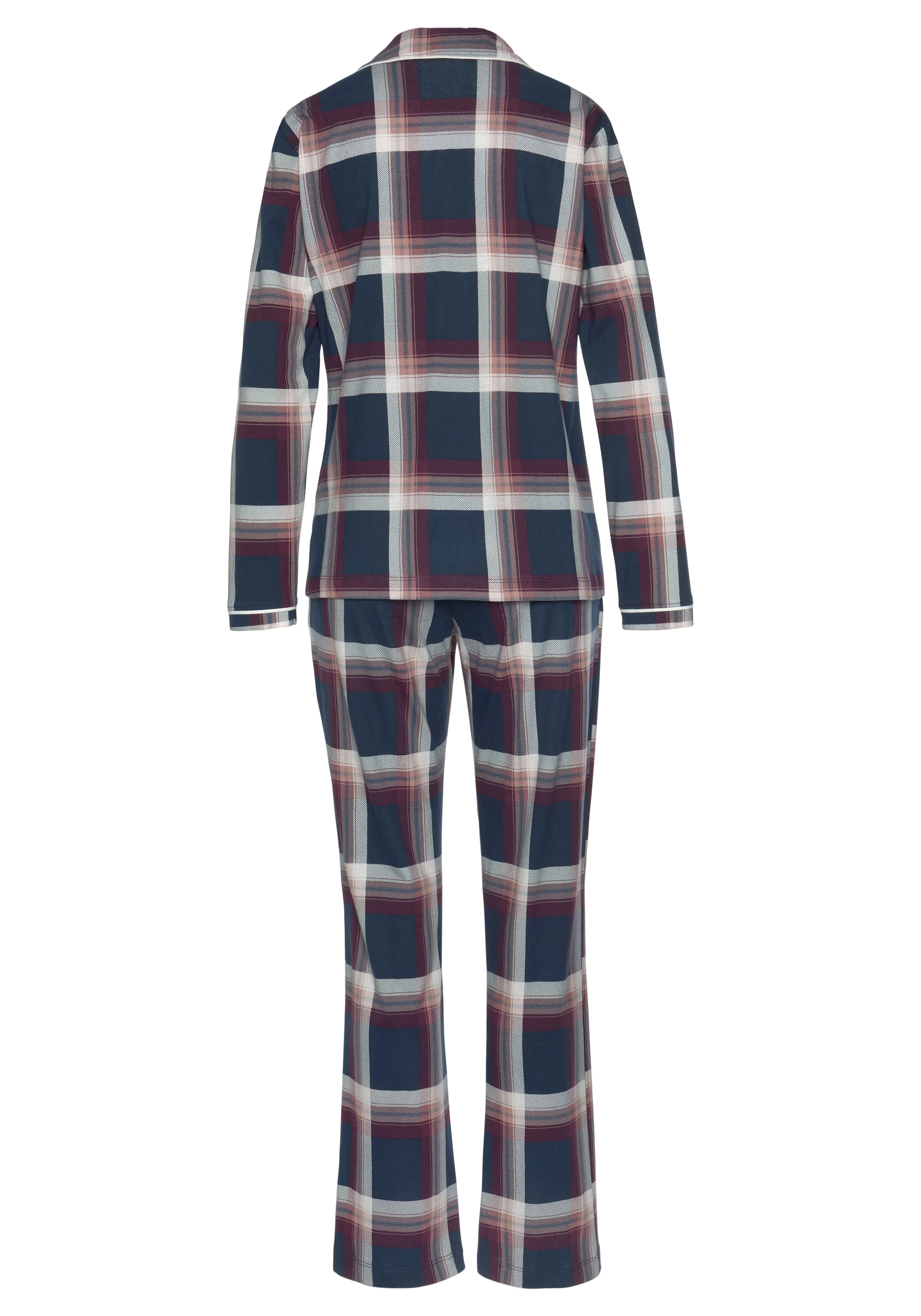 s.Oliver Pyjama, (2 tlg.), im klassischen Karo-Muster