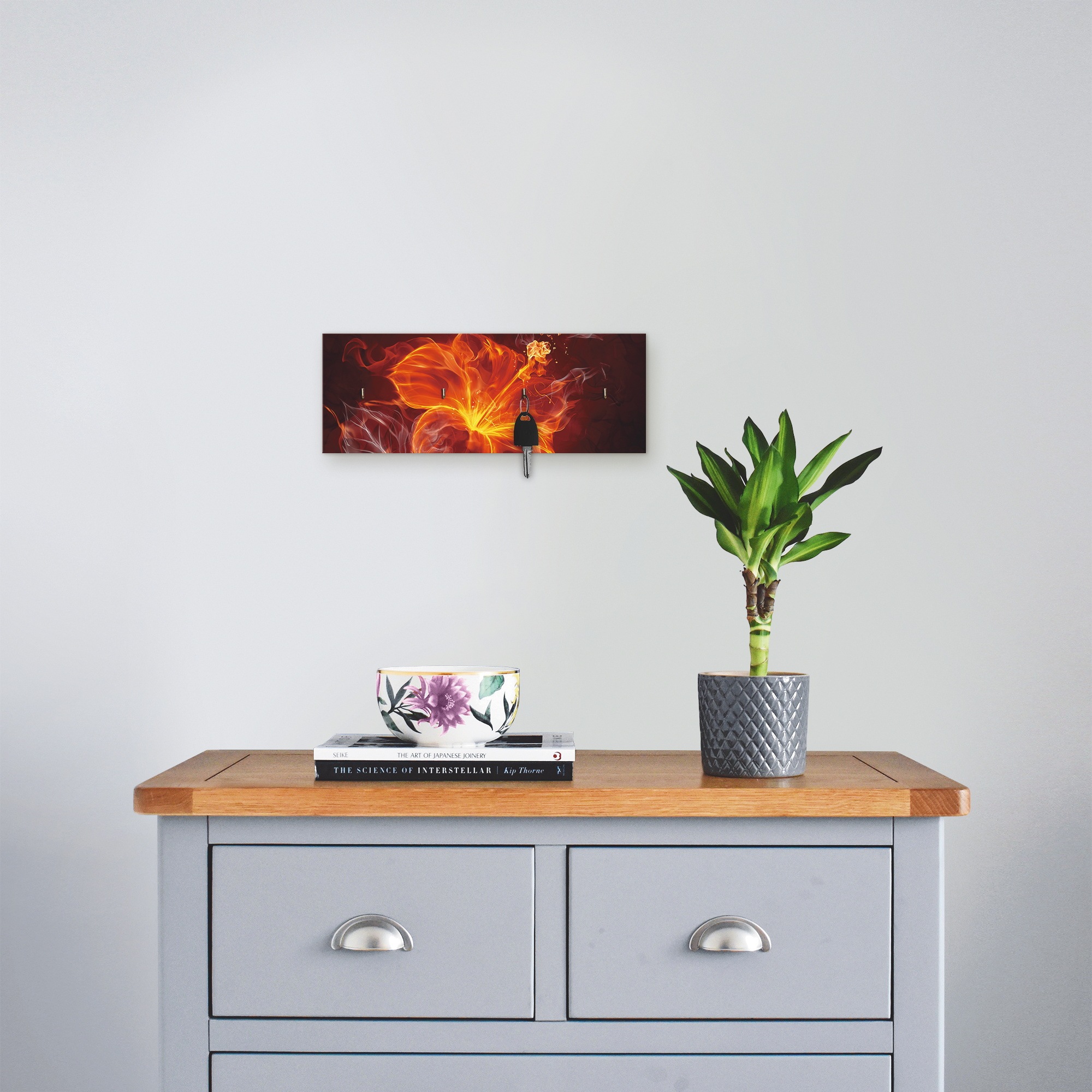 Artland Hakenleiste »Feuerblume«, MDF