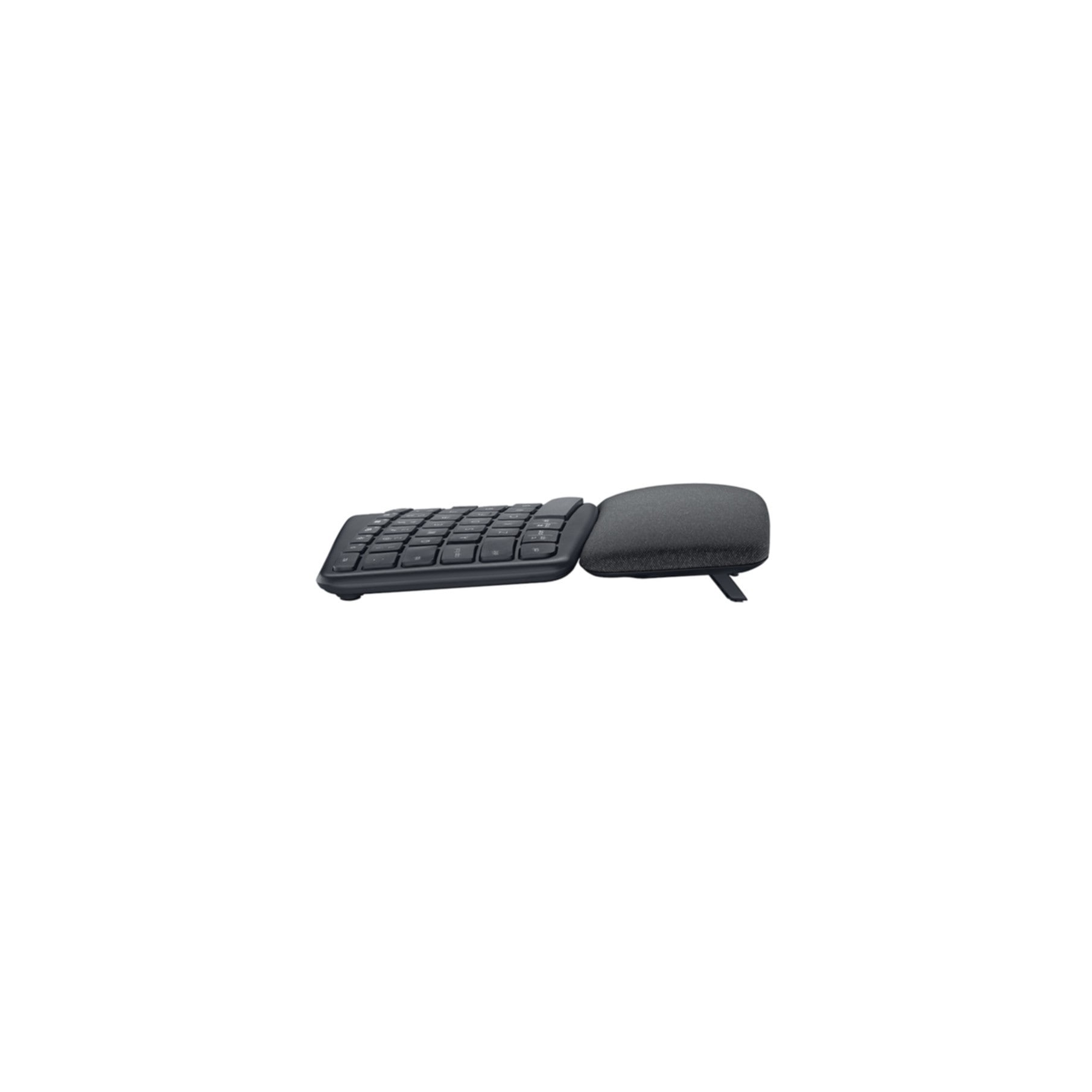 Logitech Tastatur »ERGO K860«, (Angenehmes Tippen-Anpassbare Höhe-Fn-Tasten-Handgelenkauflage-Lautstärkeregler-Multimedia-Tasten-USB-Anschluss-Ziffernblock-ergonomische Form)