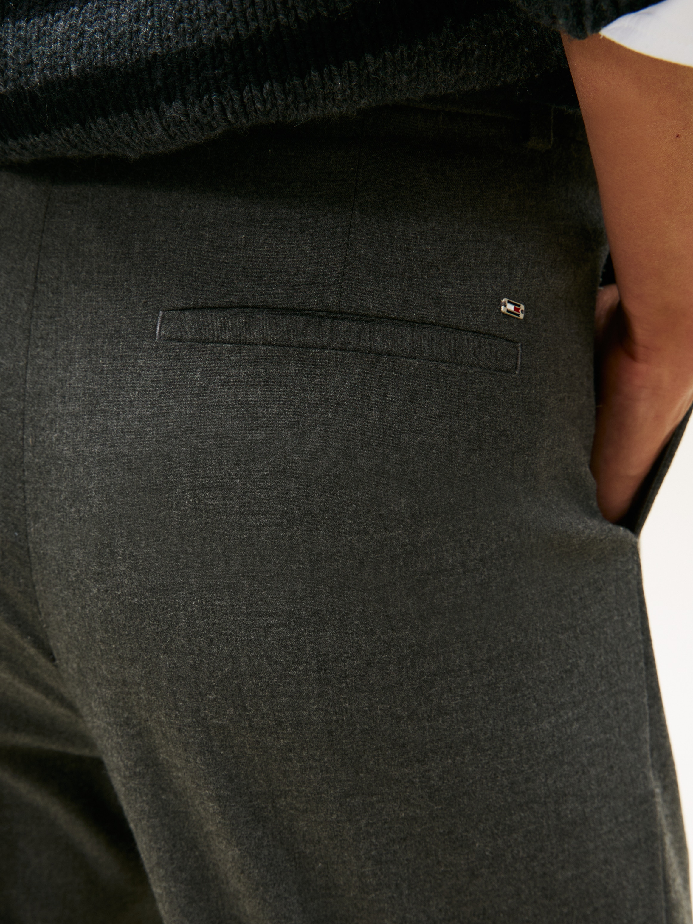 Tommy Hilfiger Anzughose »FLANNEL RELAXED STRAIGHT PANT«