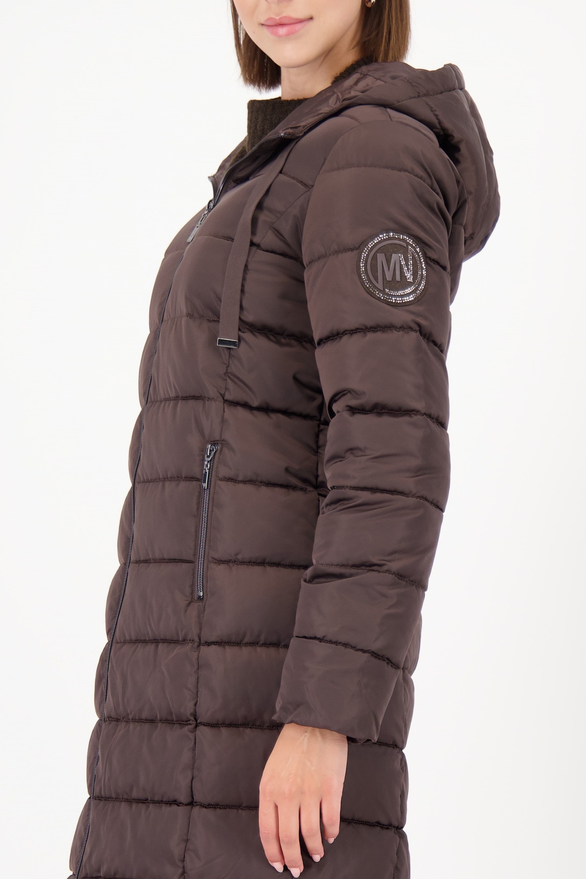 Monari Steppmantel , Regular fit mit Kapuze
