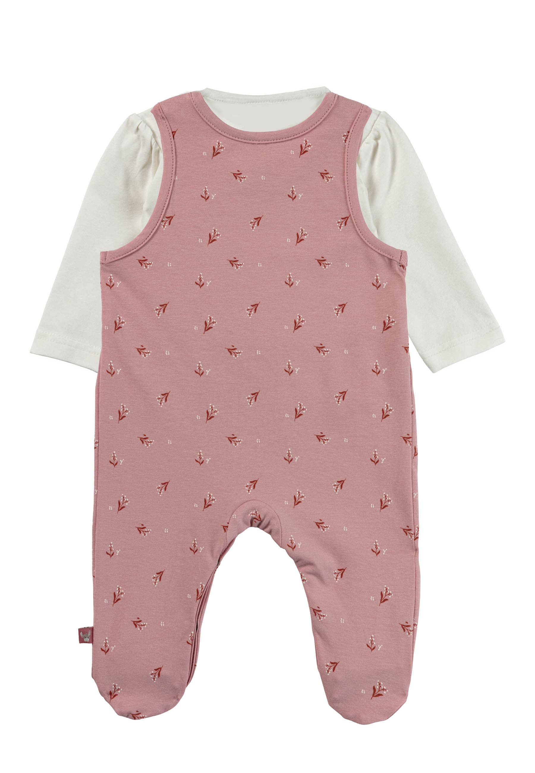 Sterntaler® Shirt & Hose »Strampler-Set Jersey Blümchen«