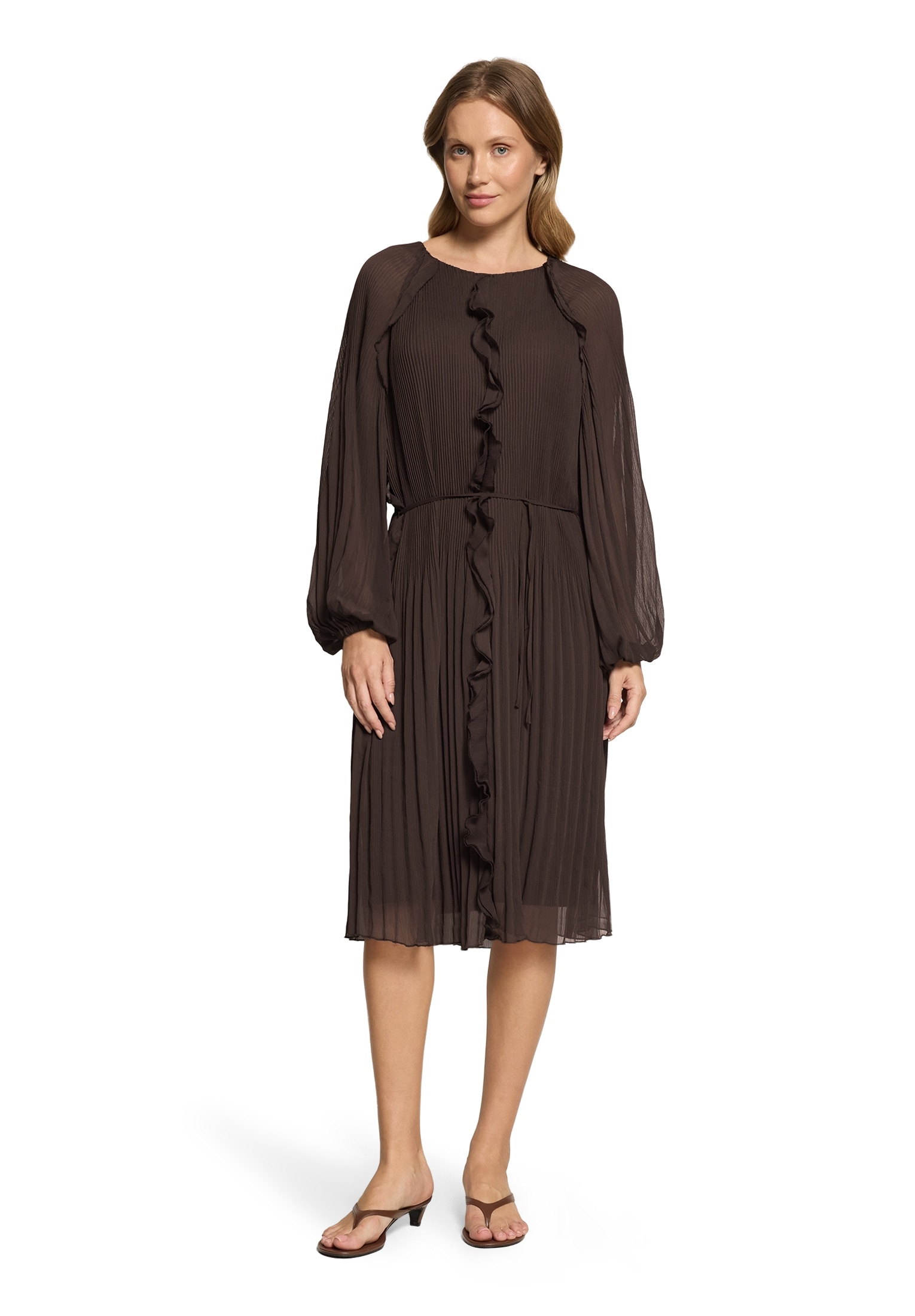 Cartoon Chiffonkleid »Chiffonkleid mit Rüschen«