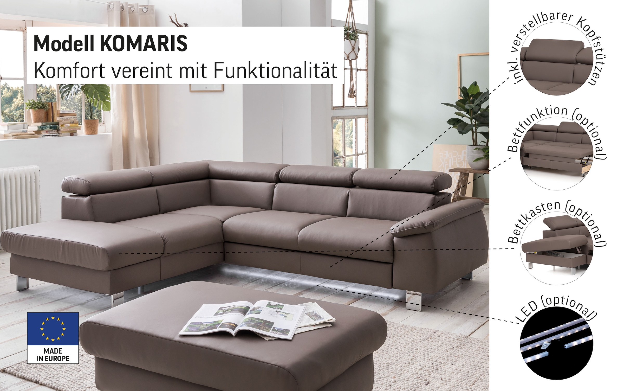 COTTA Ecksofa