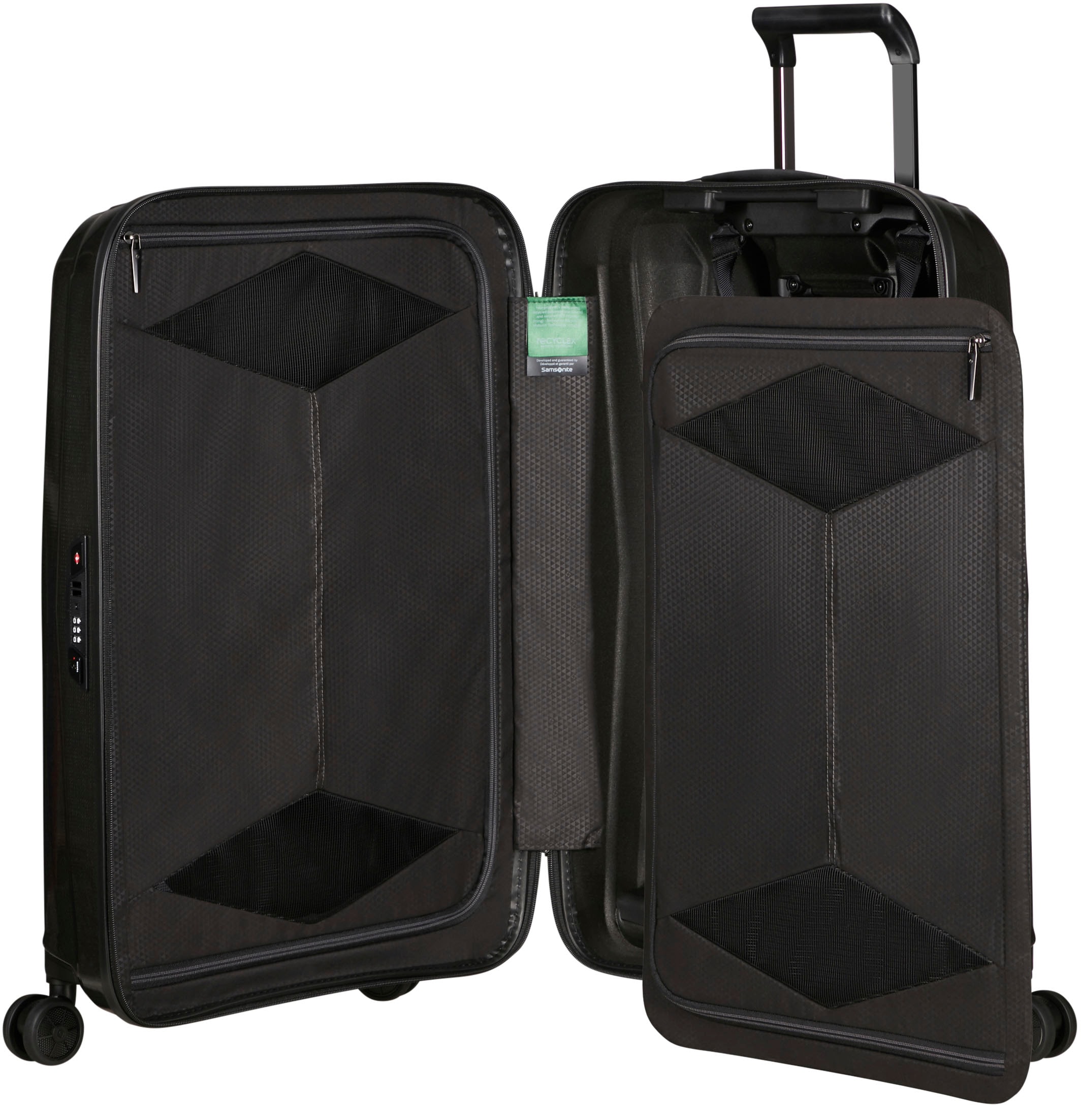 Samsonite Hartschalen-Trolley »MAJOR-LITE, verschiedene Größen und Farben«, 4 Rollen, Reisekoffer Volumenerweiterung bei S Reisegepäck Made in Europe
