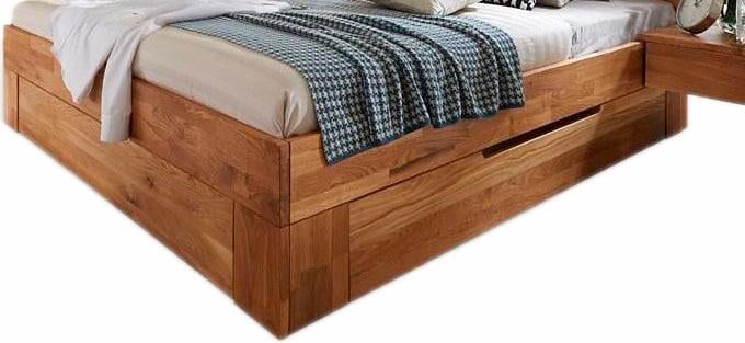 Home affaire Bettschubkasten »Tommy« aus massivem Wildeichenholz, in unterschiedlichen Breiten