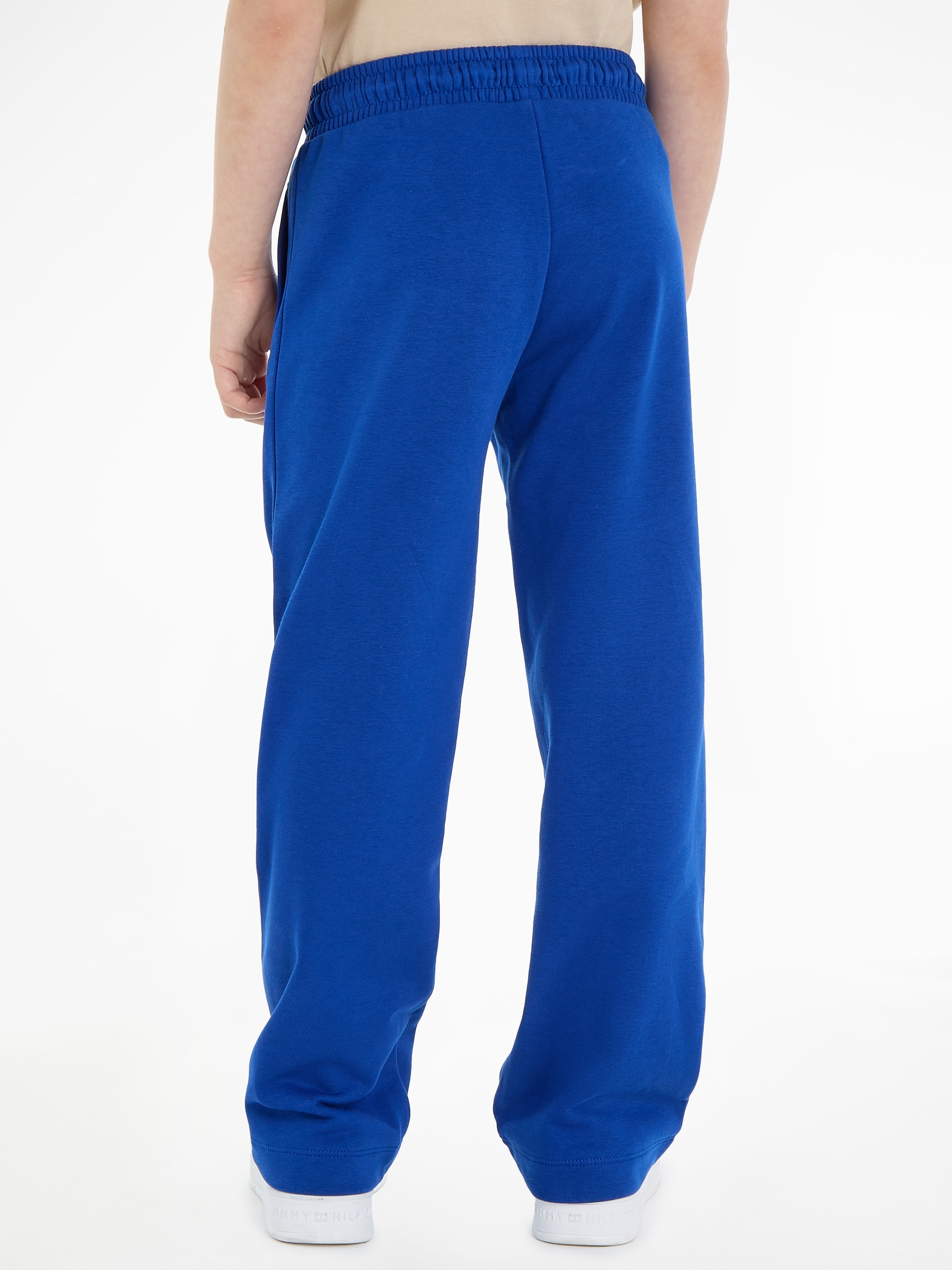 Tommy Hilfiger Sweathose »HILFIGER SCRIPT WIDE SWEATPANT«, mit Logo-Stickereien