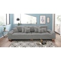 Mr. Couch Big-Sofa, wahlweise mit Kaltschaum (140kg Belastung/Sitz) und AquaClean-Stoff für leichte Reinigung mit Wasser