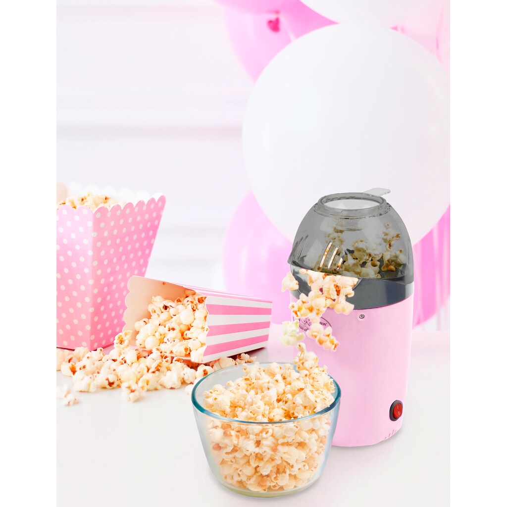 bestron Popcornmaschine »APC1007P«, bis 50 g Popcornmais, fertig in 2 Minuten, fettfreie Zubereitung