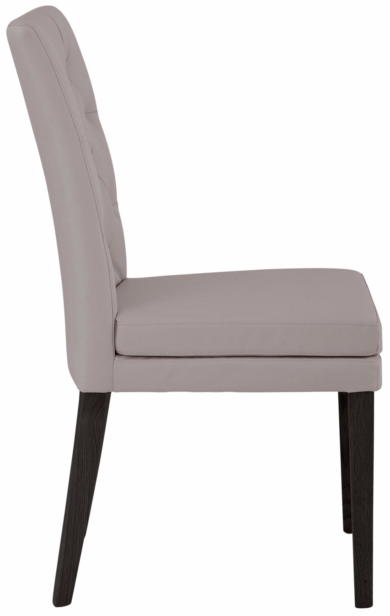 Home affaire 4-Fußstuhl »Colorado« (Set) 2 Stk.Beine aus Buche, wengefarben lackiert, Im 2er, 4er oder 6er-Set