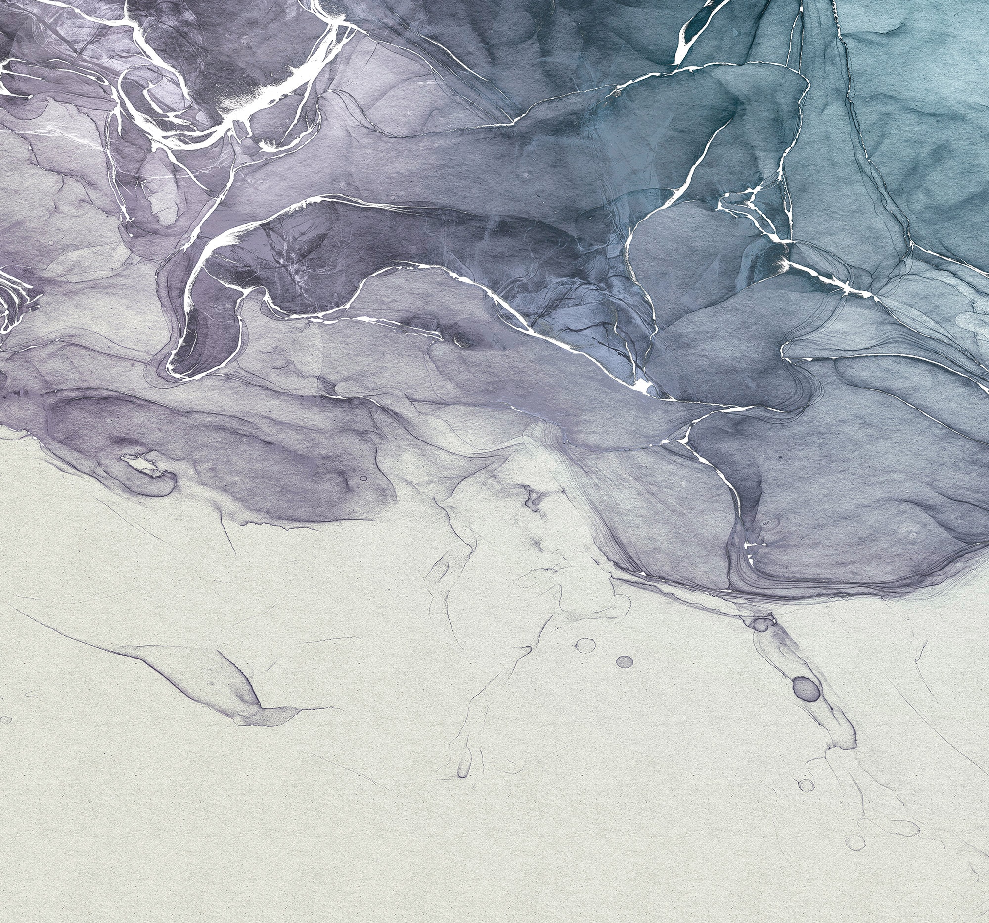 Komar Vliestapete »Ink Blue 300x280 cm mit | Vliestapete, Garantie kaufen XXL Höhe), Fluid«, Jahren 3 (Breite cm Bahnbreite online 100 x