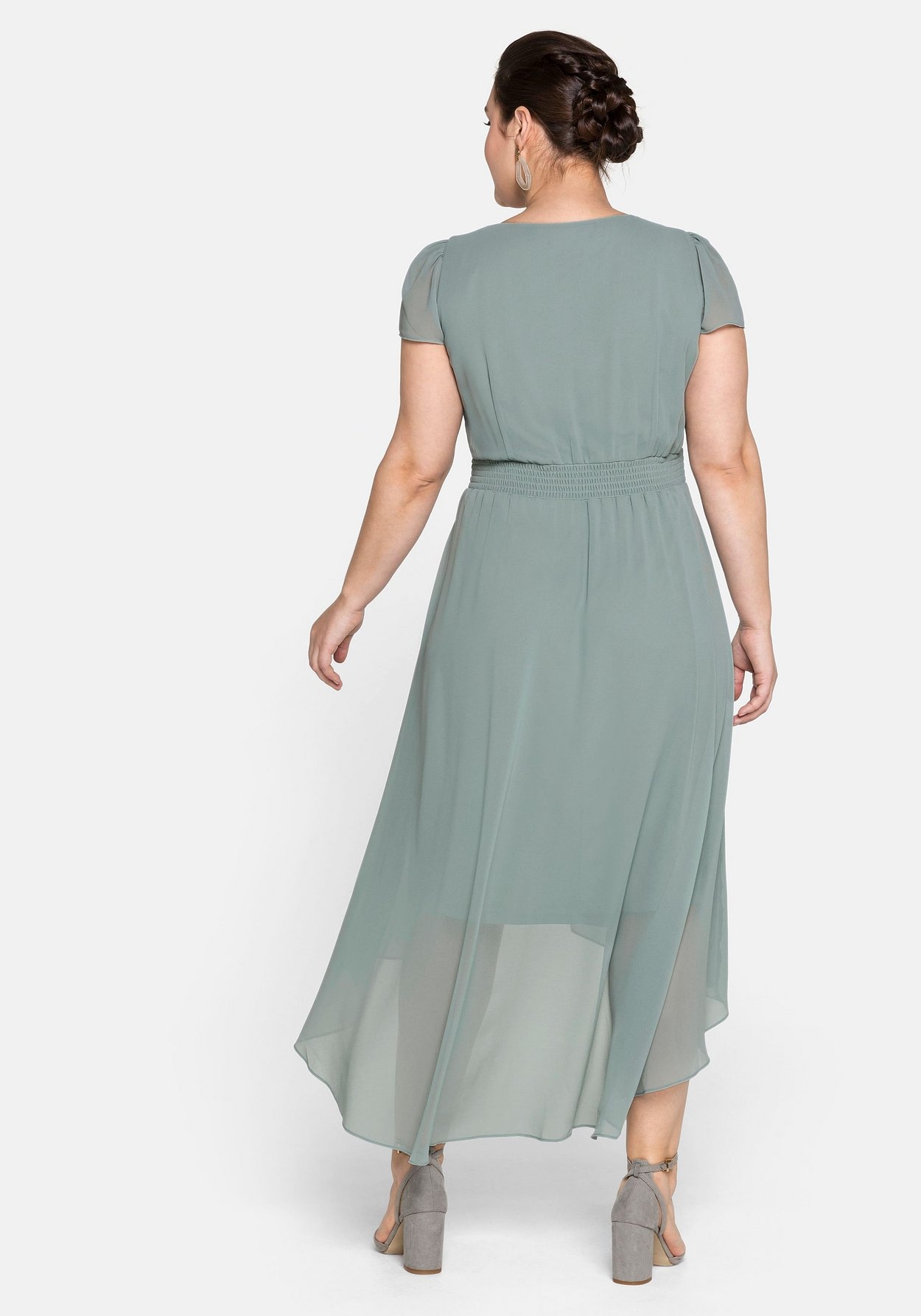 Sheego Abendkleid »Abendkleid mit Flügelärmeln«