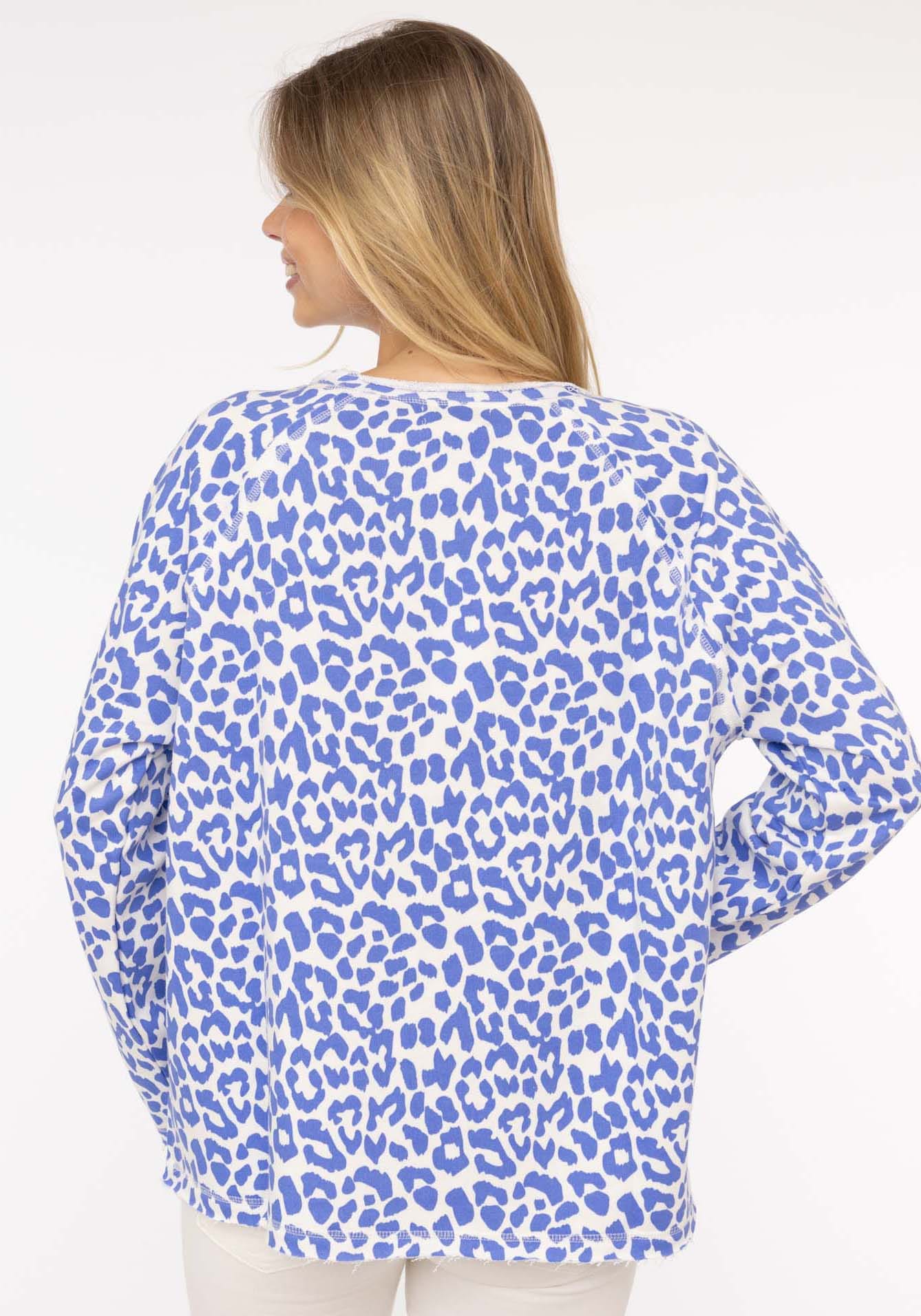 Zwillingsherz Sweater »"Leo allover"«, mit animalischem Printdesign