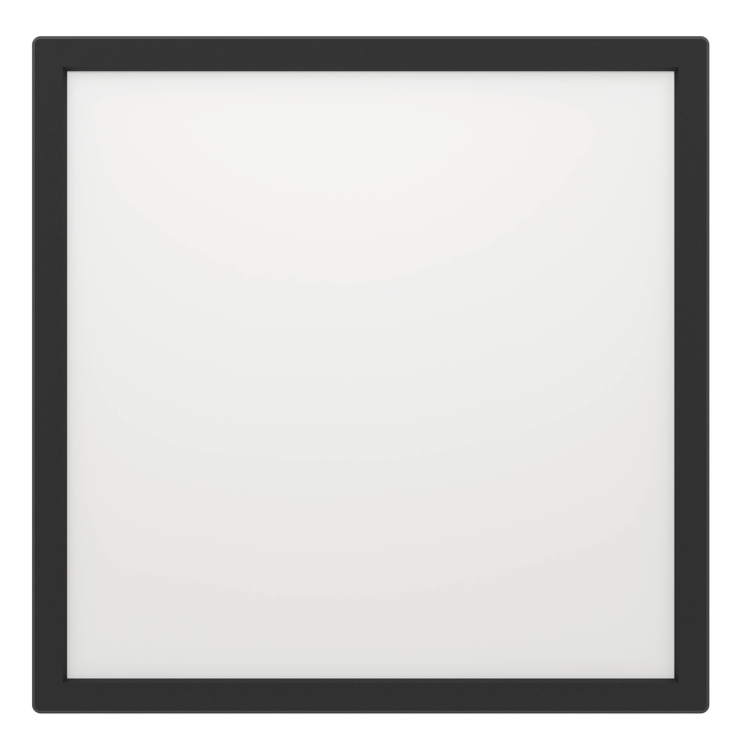 EGLO Deckenleuchte »Rovito Deckenlampe, Deckenbeluchtung, Badlampe Decke, Kunststoff, IP44« LED-Modul 1 Stk. Kaltweiß | Neutralweiß | Warmweiß Wand-/Deckenleuchte - L29 x B29 x H3 cm - schwarz - 13,4W inkl.