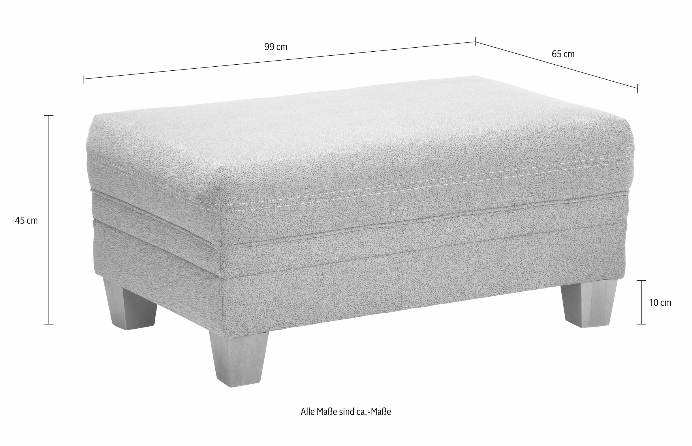 Home affaire Hocker »Husum«, mit Kontrastnaht