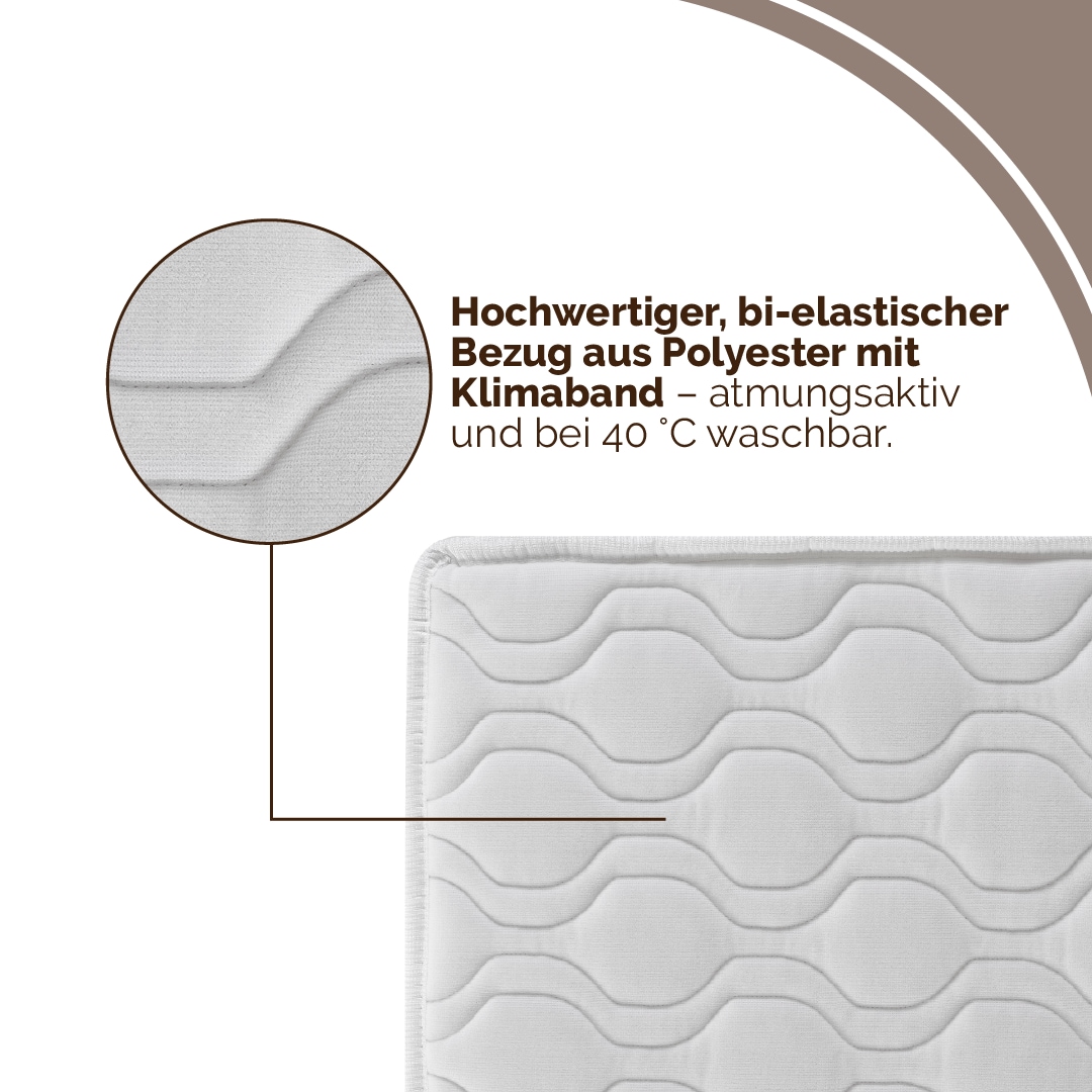 DI QUATTRO Komfortschaummatratze »Airy Form 19« 19 cm hoch Raumgewicht: 28 kg/m³ 1 Stk. tlg. Matratze mit atmungsaktivem Kern, 90x200 cm und weitere Größen