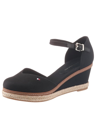 Spangenpumps »BASIC CLOSED TOE MID WEDGE«, Riemchensandale, Keilabsatz, Sommerschuh,...