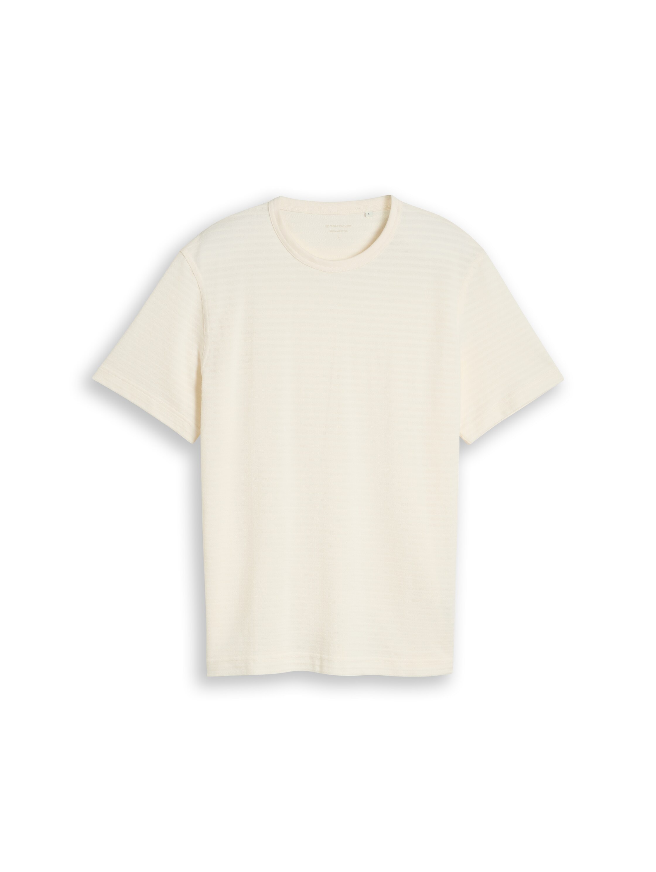 TOM TAILOR Kurzarmshirt Sommershirt mit feiner Streifen-Struktur