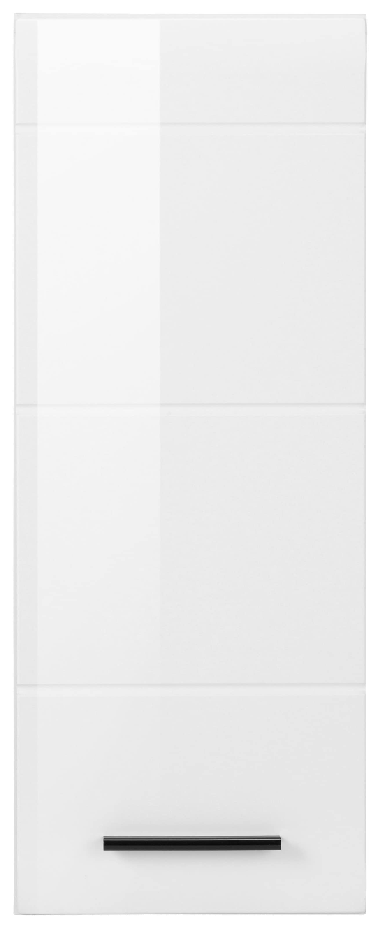 welltime Hängeschrank »Sovana« Badezimmerschrank mit 2 Fächern in Weiß - (B/T/H) 30/24/77 cm