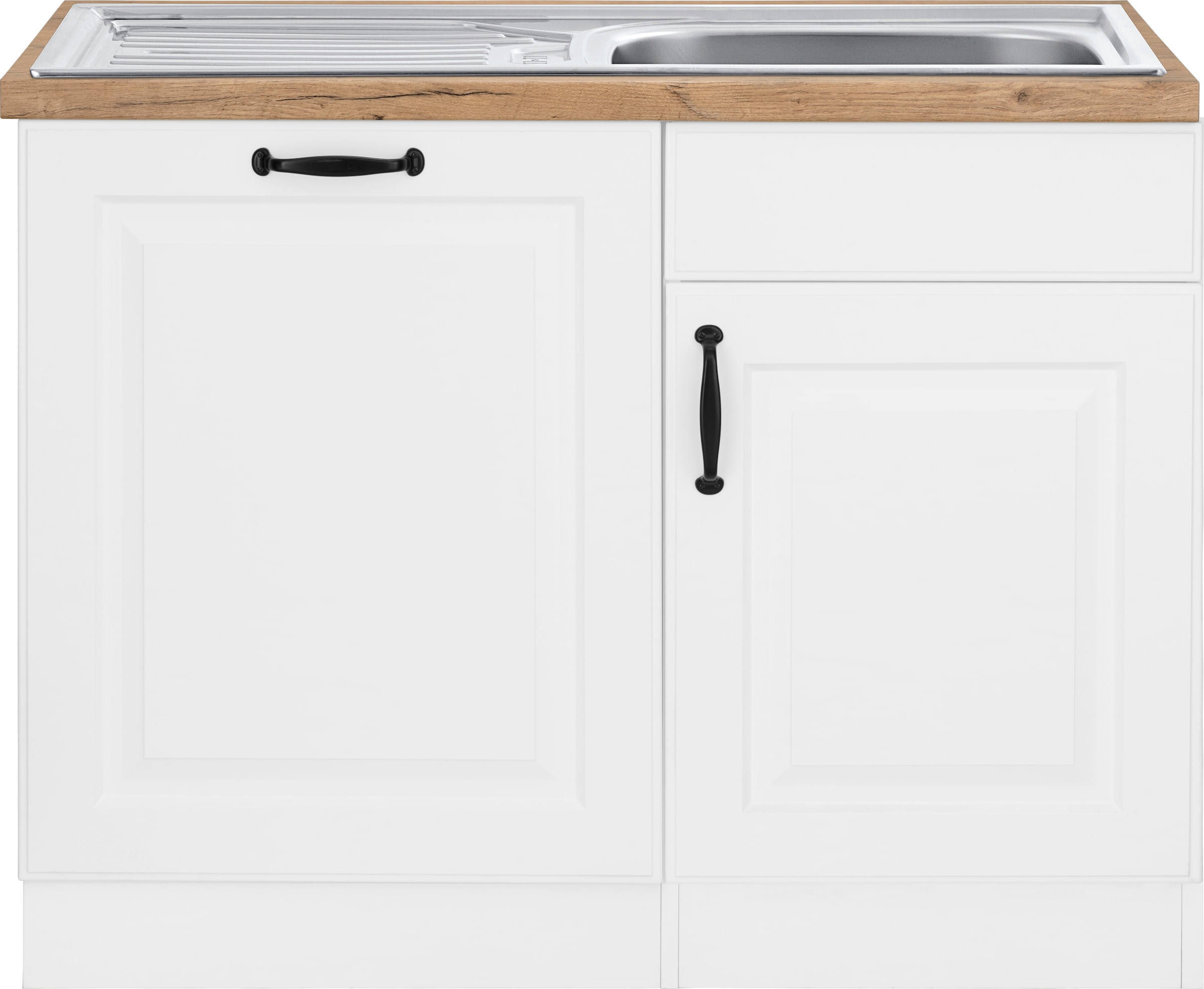 wiho Küchen Spülenschrank »Erla« 110 cm breit, inkl. Tür/Sockel für Geschirrspüler