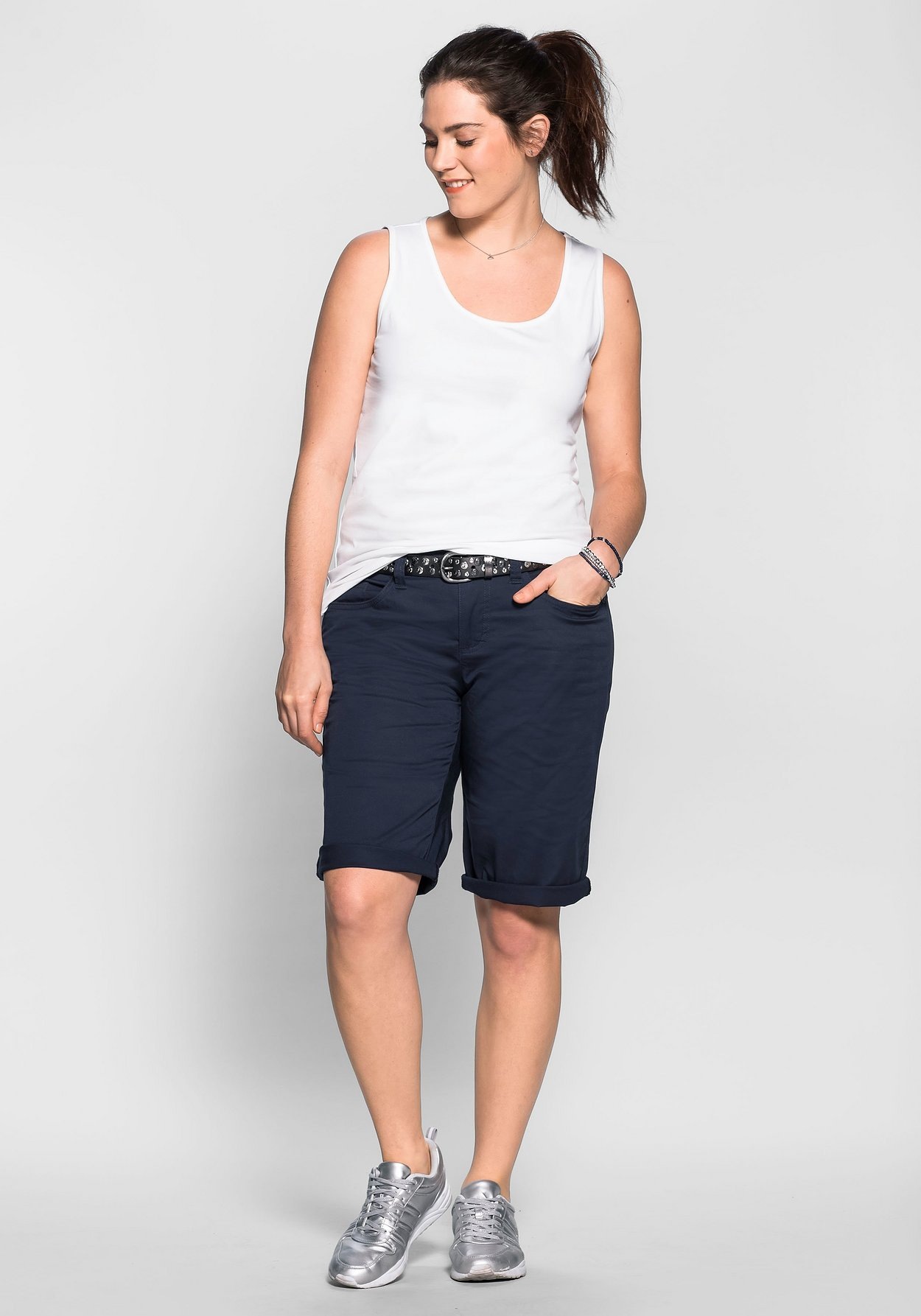Sheego Bermudas »Bermudas Elastische Baumwollmischung«