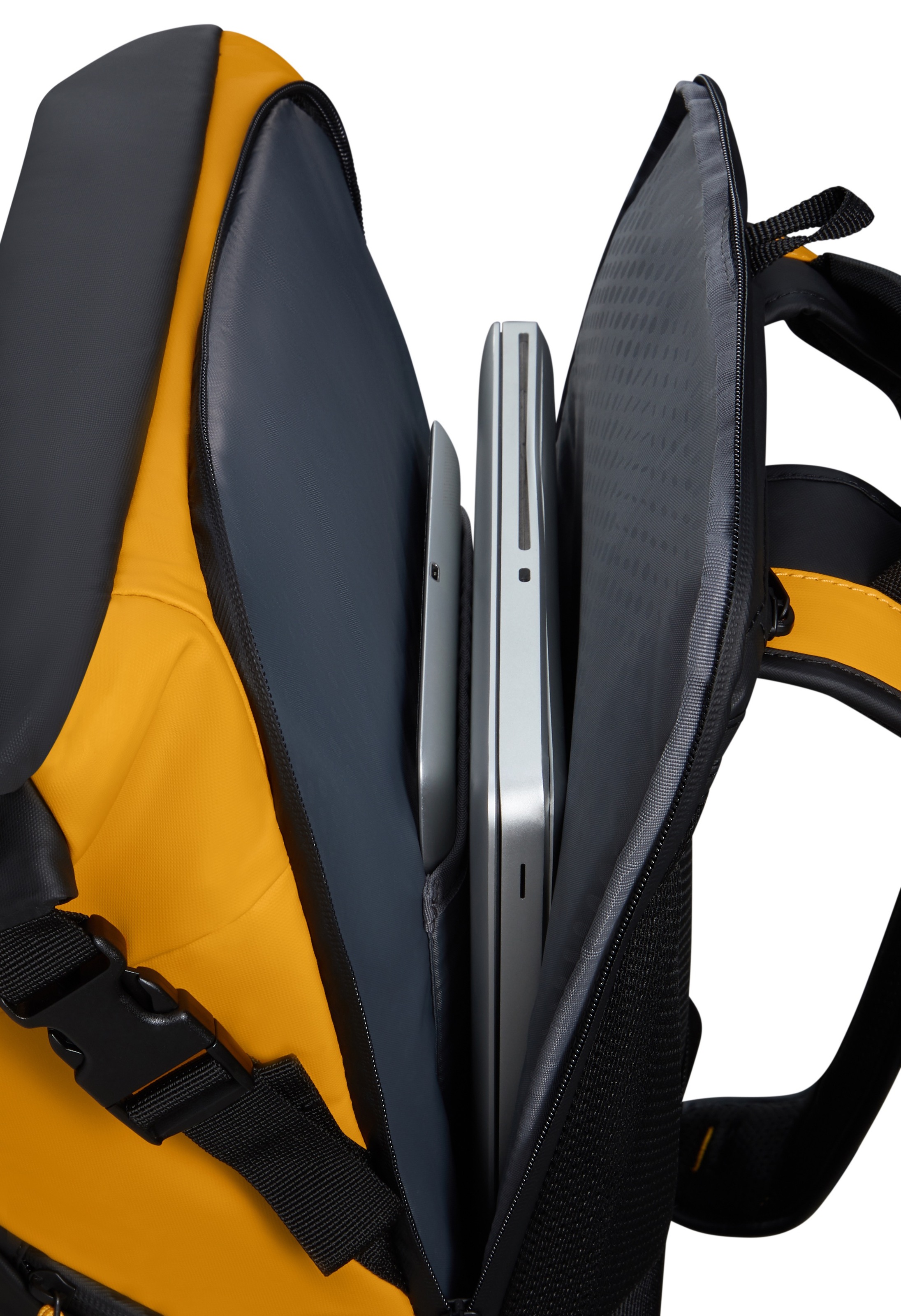 Samsonite Reiserucksack »ECODIVER L« Freizeitrucksack Laptoprucksack Trolleyaufstecksystem Rolltop Backpack