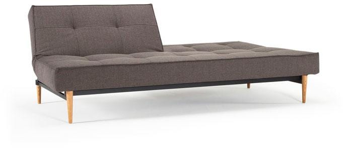 INNOVATION LIVING ™ Schlafsofa »Splitback, Rückenlehnen einzeln verstellbar, komfortabel mit Federkern«, mit hellen Styletto Beinen, in skandinavischen Design