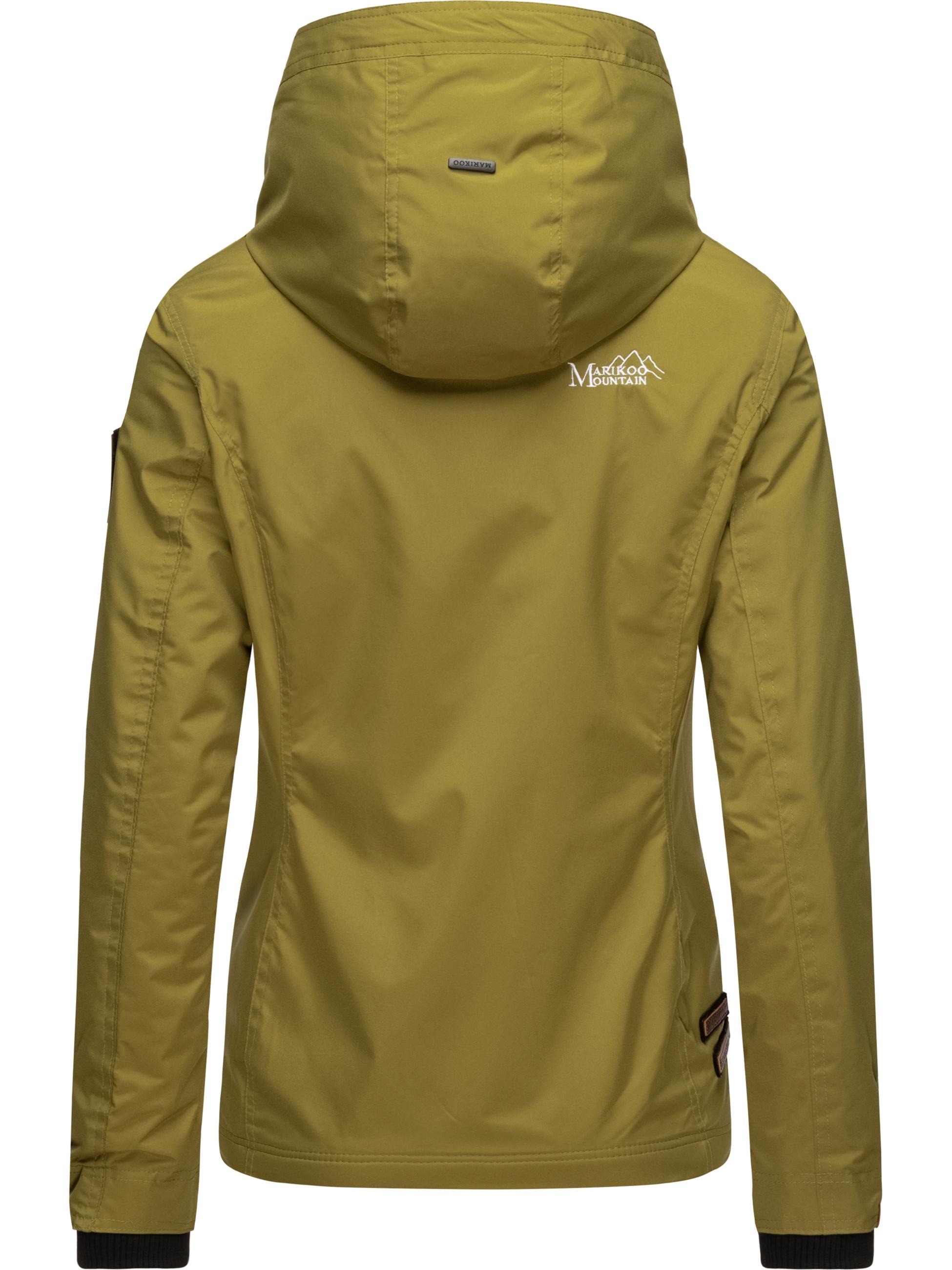 Marikoo Outdoorjacke »Übergangsjacke Erdbeere«, mit Kapuze, sportliche Funktionsjacke mit Kapuze