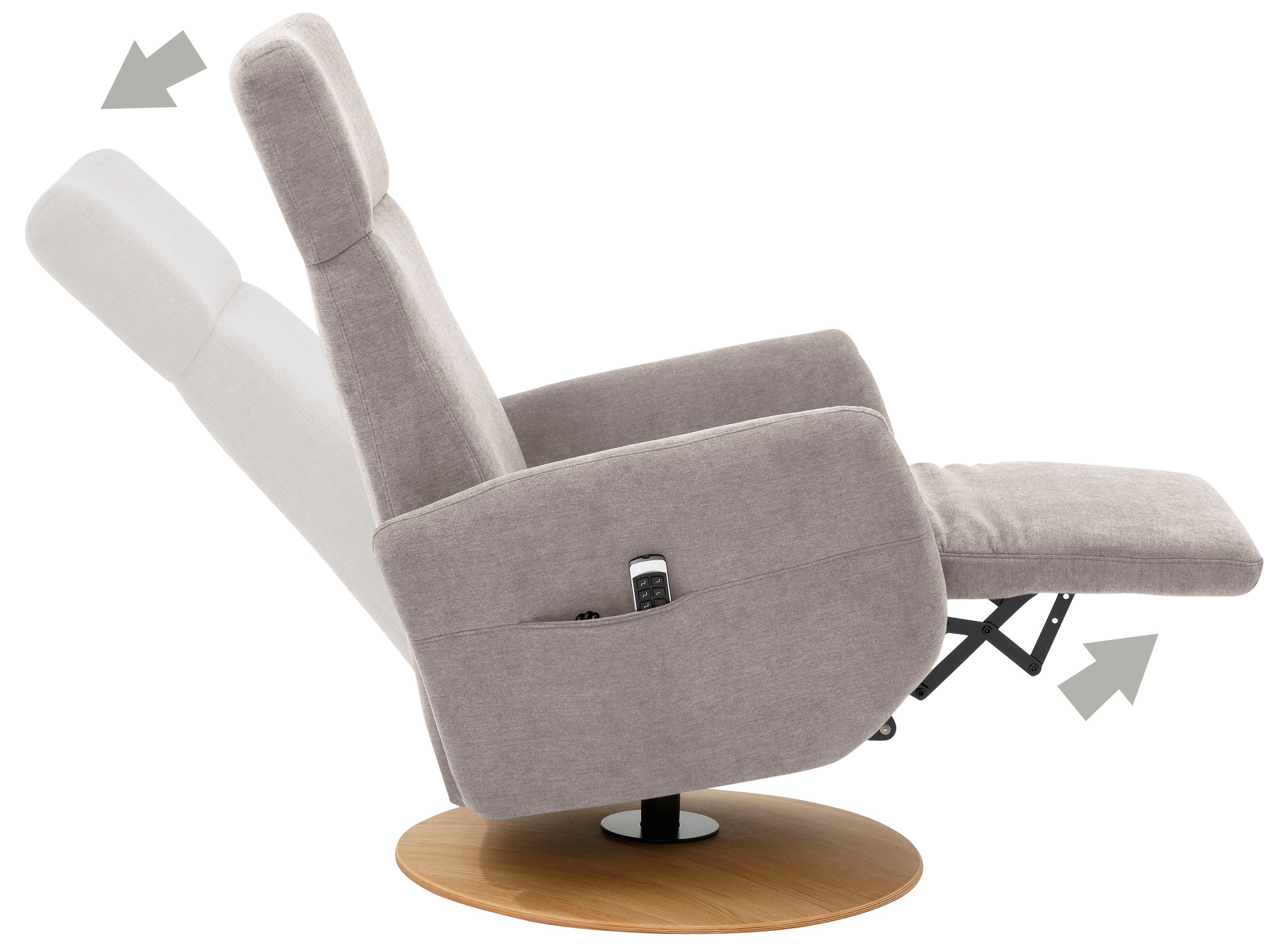 sit&more TV-Sessel »Kobra«, wahlweise mit 2 Motoren, 2 Motoren und Akku oder mit 2 Motoren