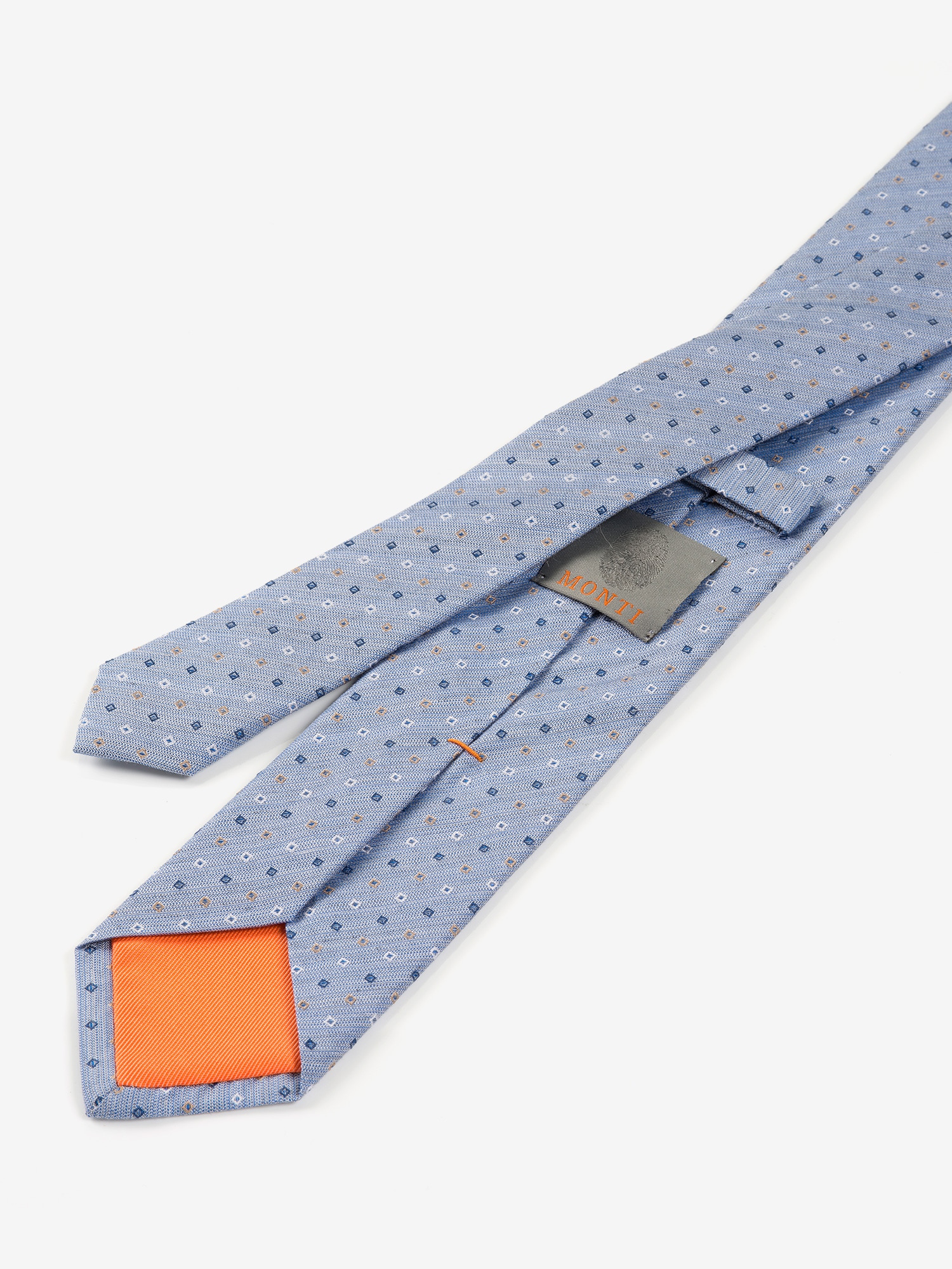 MONTI Krawatte, (1 St.), aus reiner Seide, mit Ornamenten, 6,5 cm breit