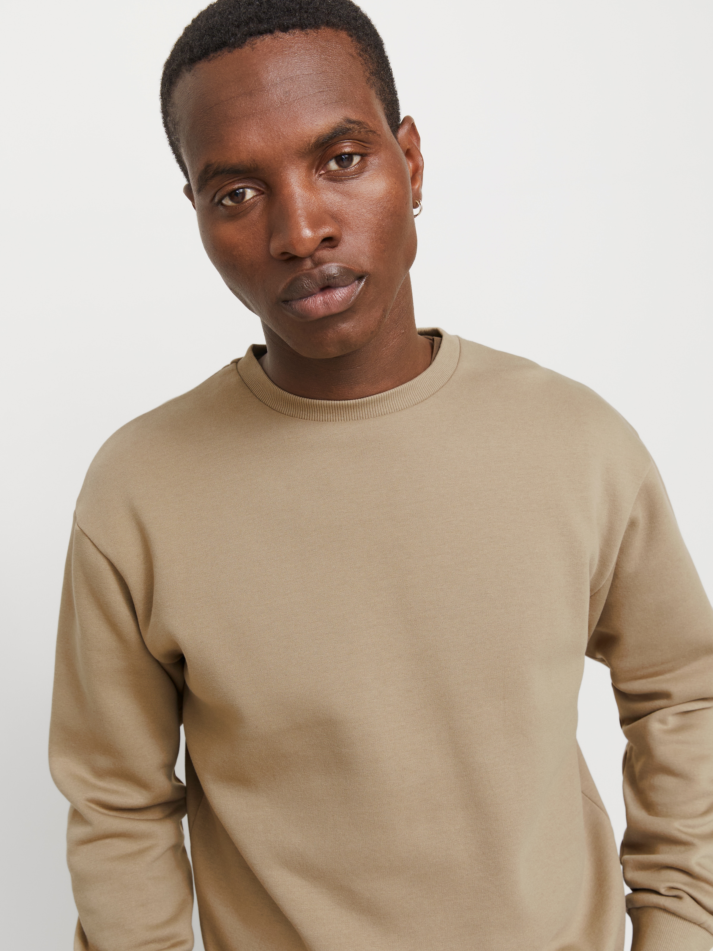 Jack & Jones Sweatshirt »JJEBRADLEY SWEAT CREW NOOS«, mit Rippbündchen