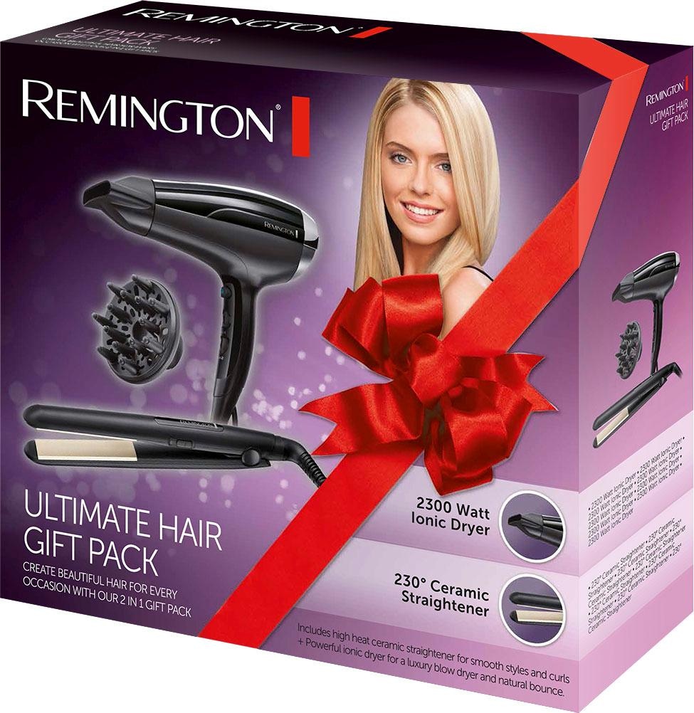 Remington Haartrockner »D5215GP«, 2300 W, 1 Aufsätze, Geschenkset bestehend aus Haartrockner & Haarglätter