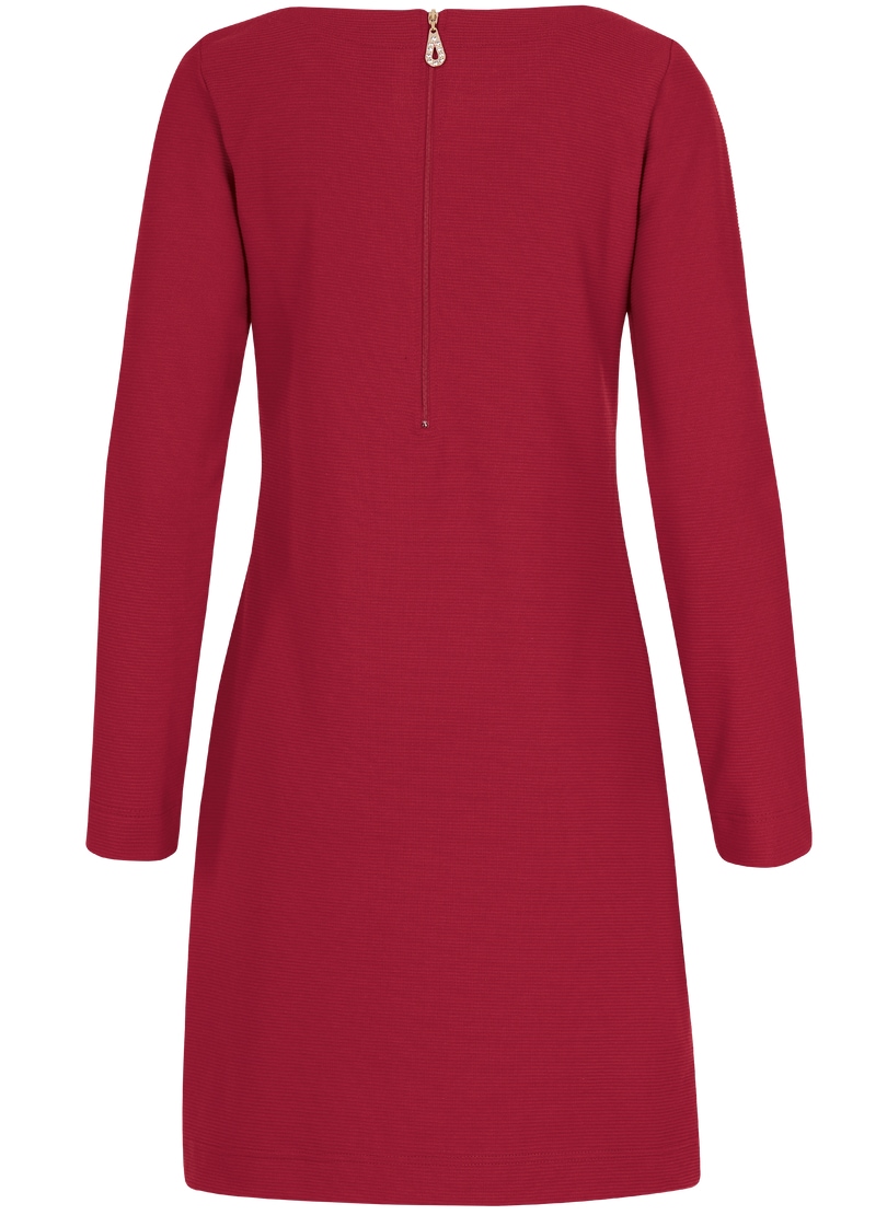 Trigema Jerseykleid »TRIGEMA Knielanges Kleid mit langen Ärmeln«