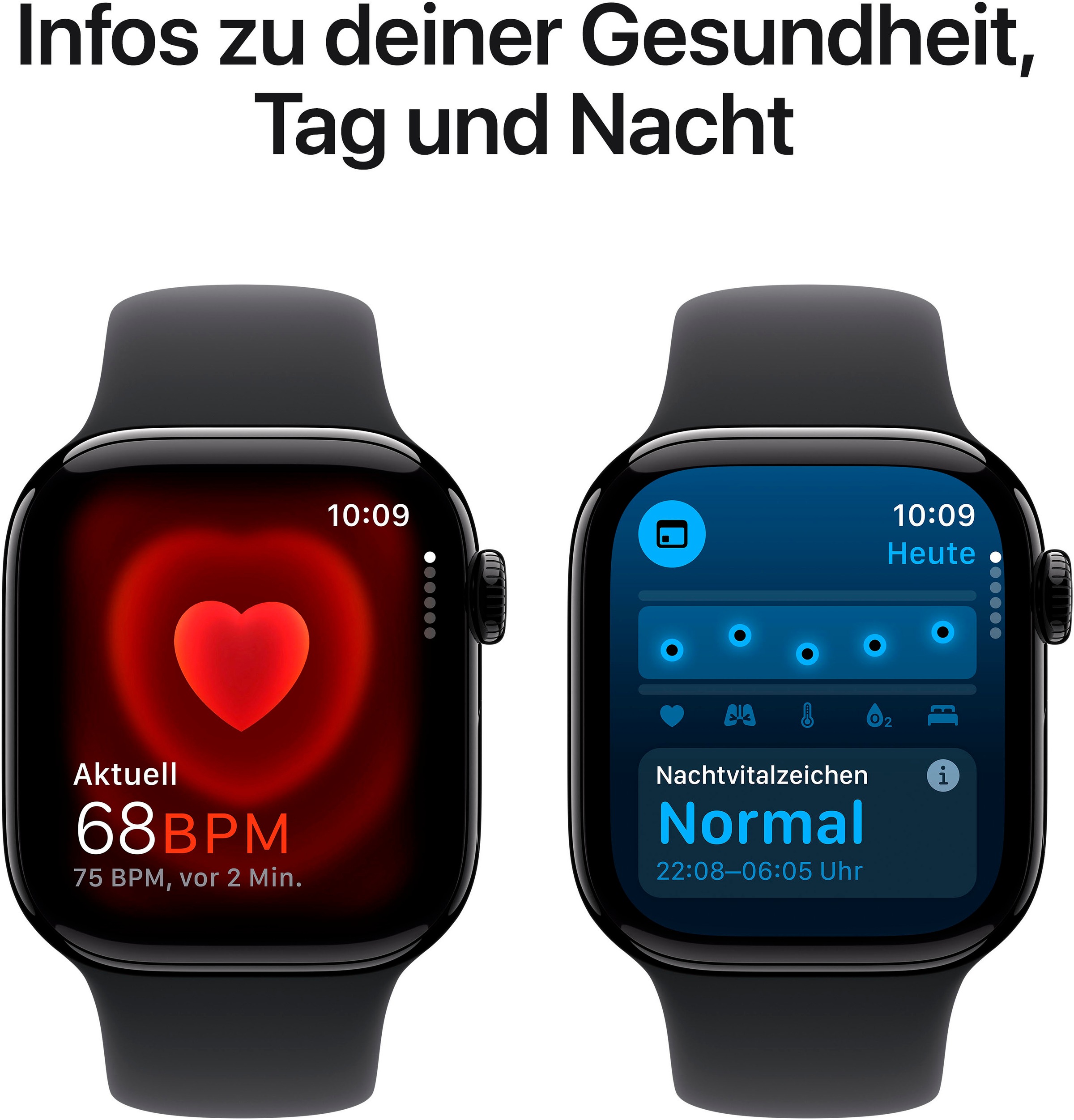 Apple Smartwatch »Watch Series 10 Aluminium«, Watch OS 11