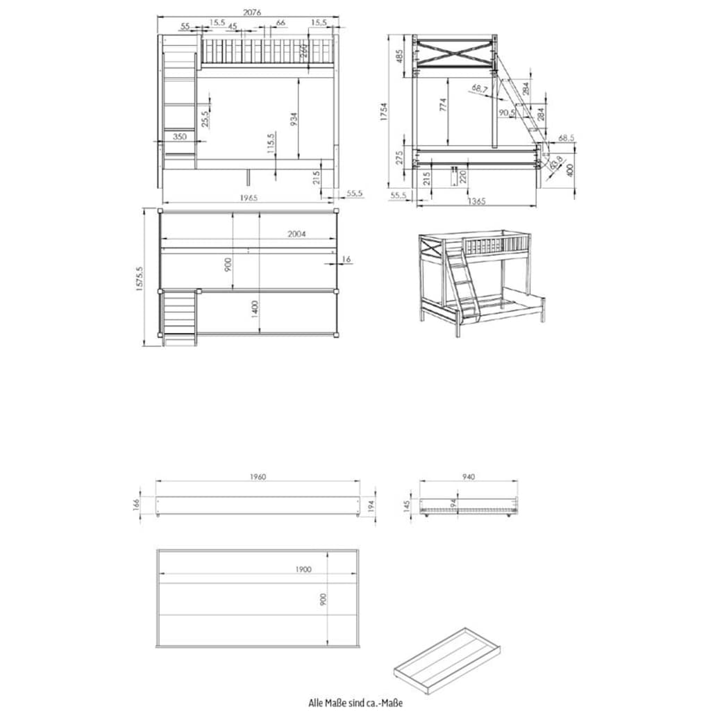 Vipack Etagenbett