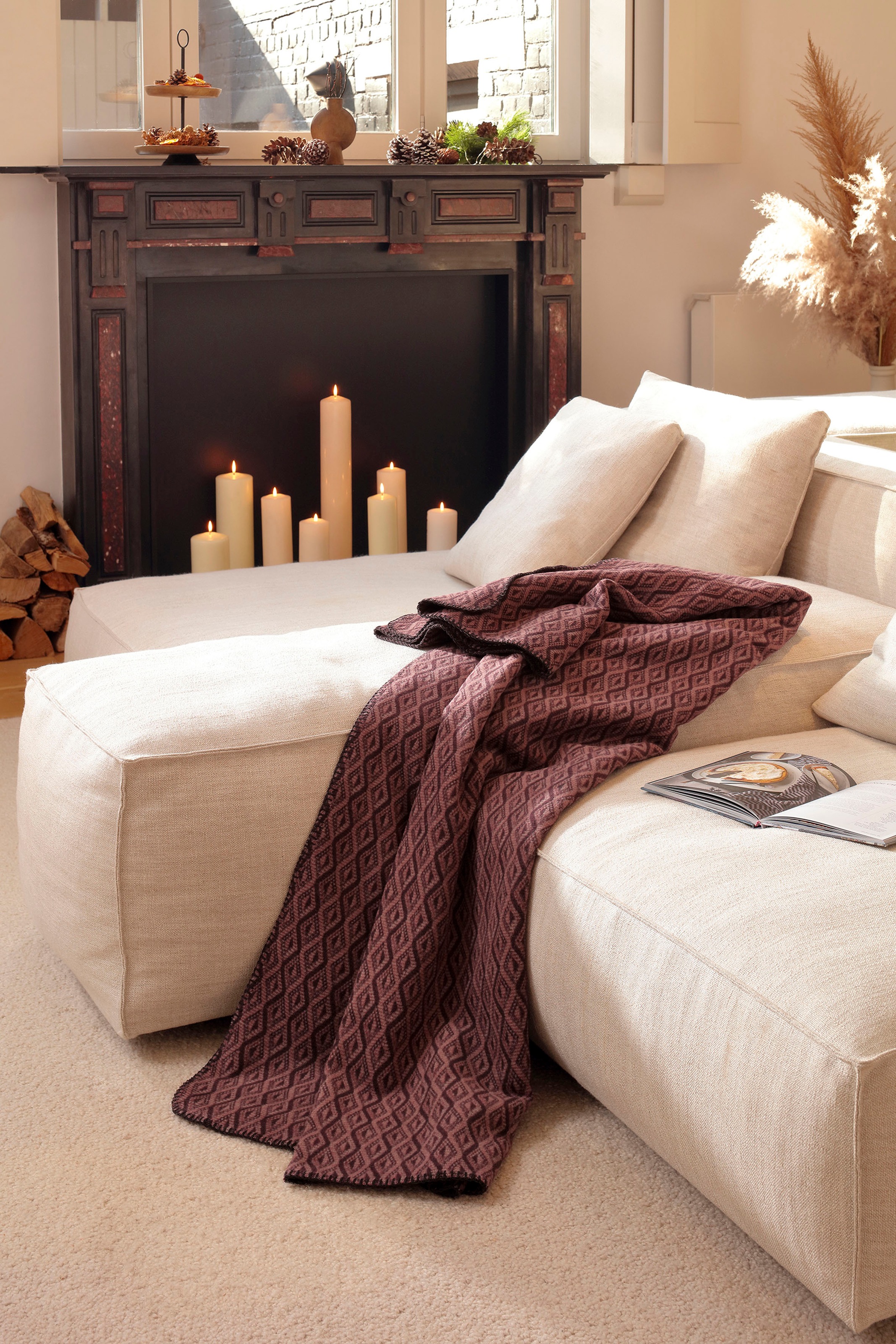 Biederlack Wohndecke »Twist«, mit feinem Allover-Muster